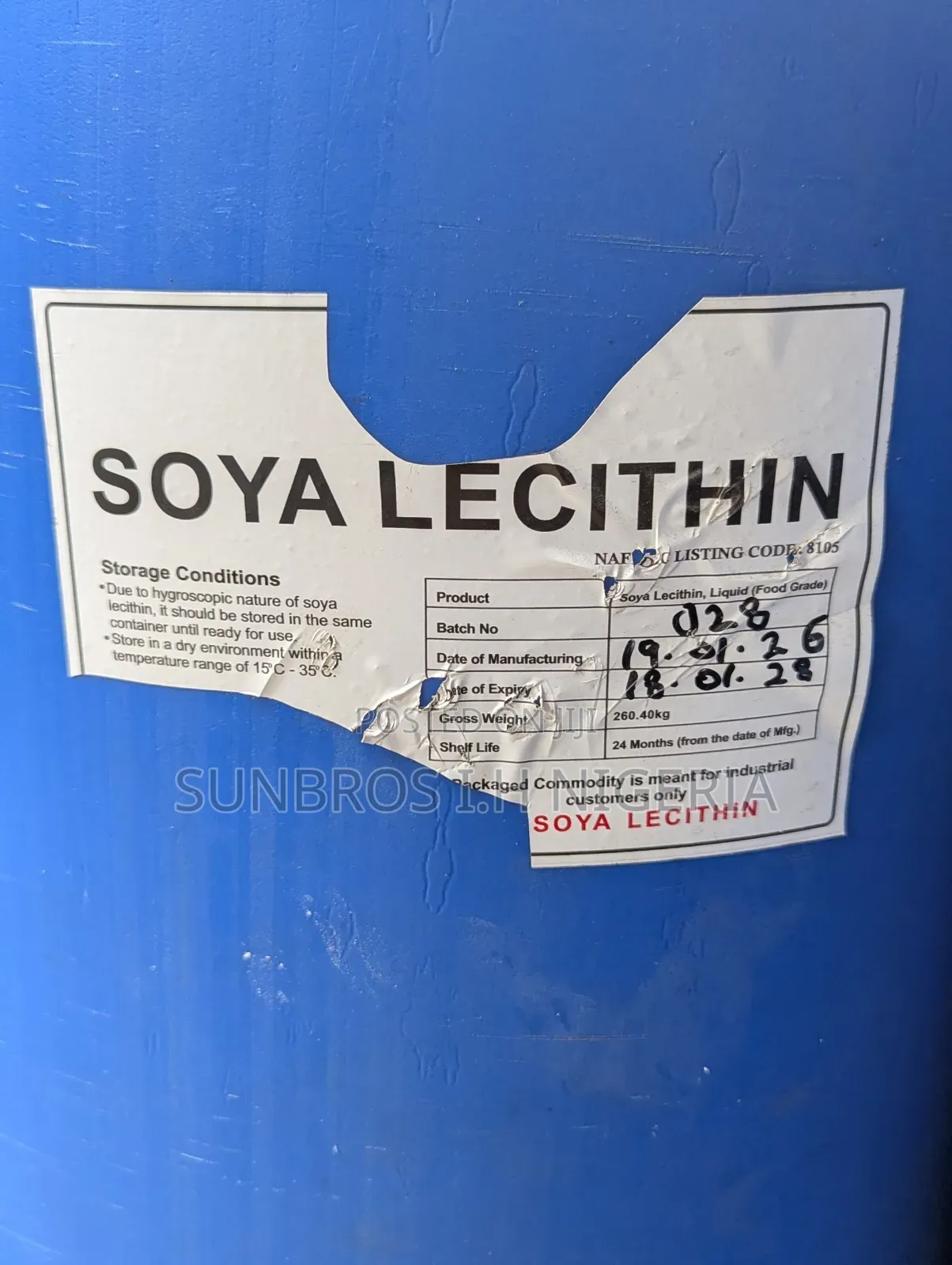 Soya Lecithin 250kg