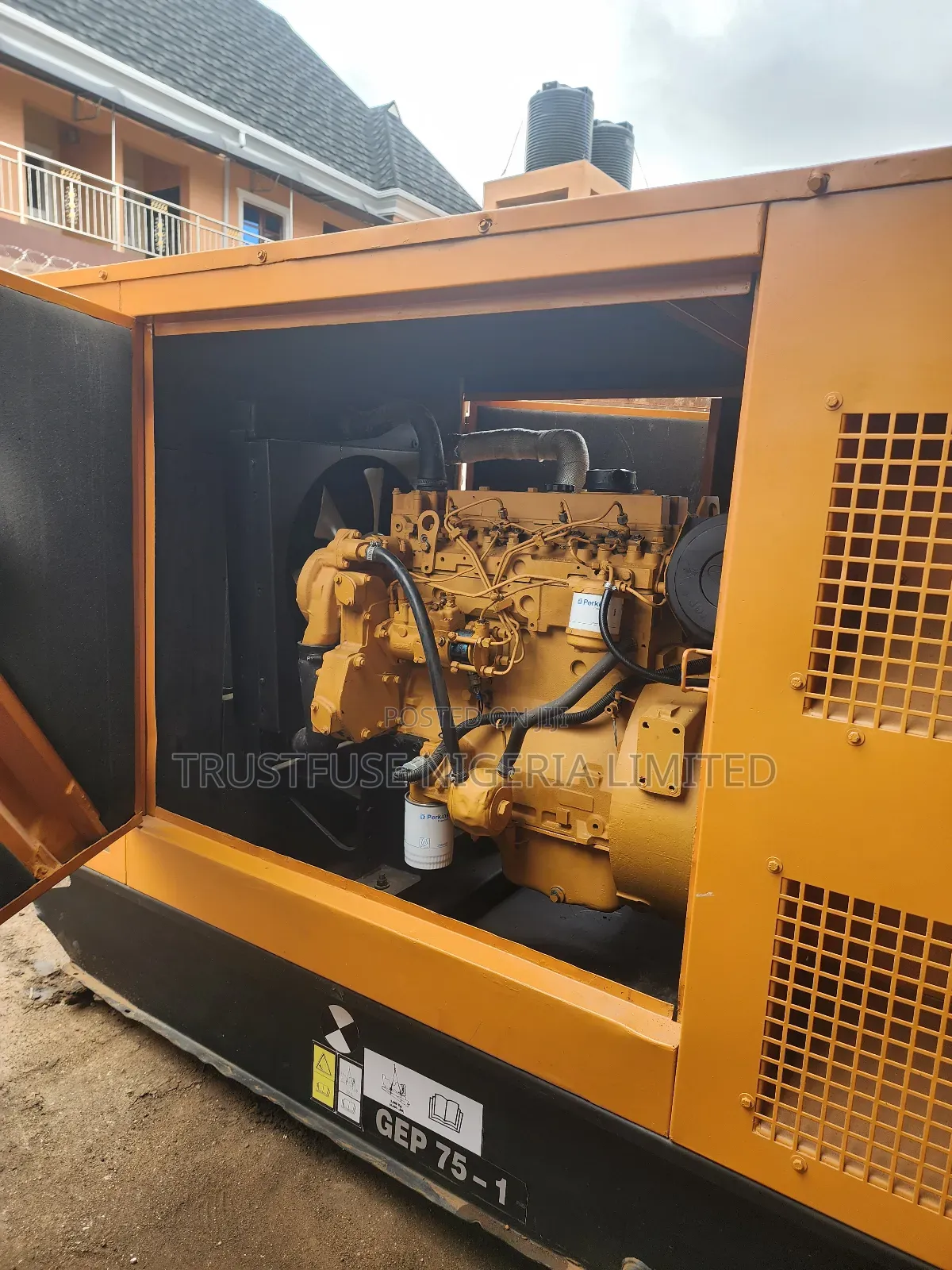 75kva Mantrac Cat Heavy Duty 1000 Series Uk Perkins Soundproof