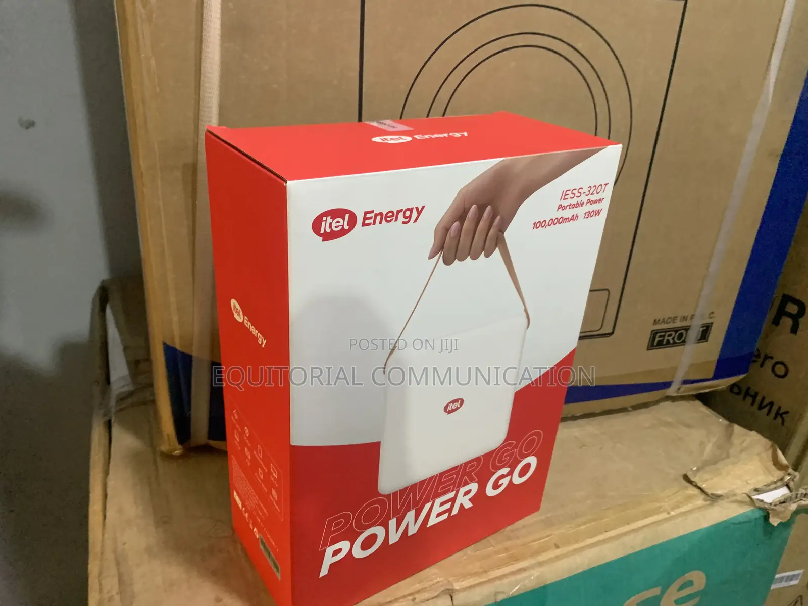 Itel Energy Iess-320t Portable Power Station With Usb Ac Output