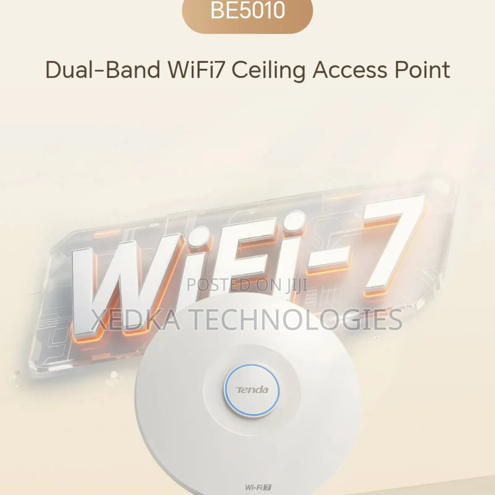 Tenda Be5010 Dual-Band Wifi7 Ceiling Access Point