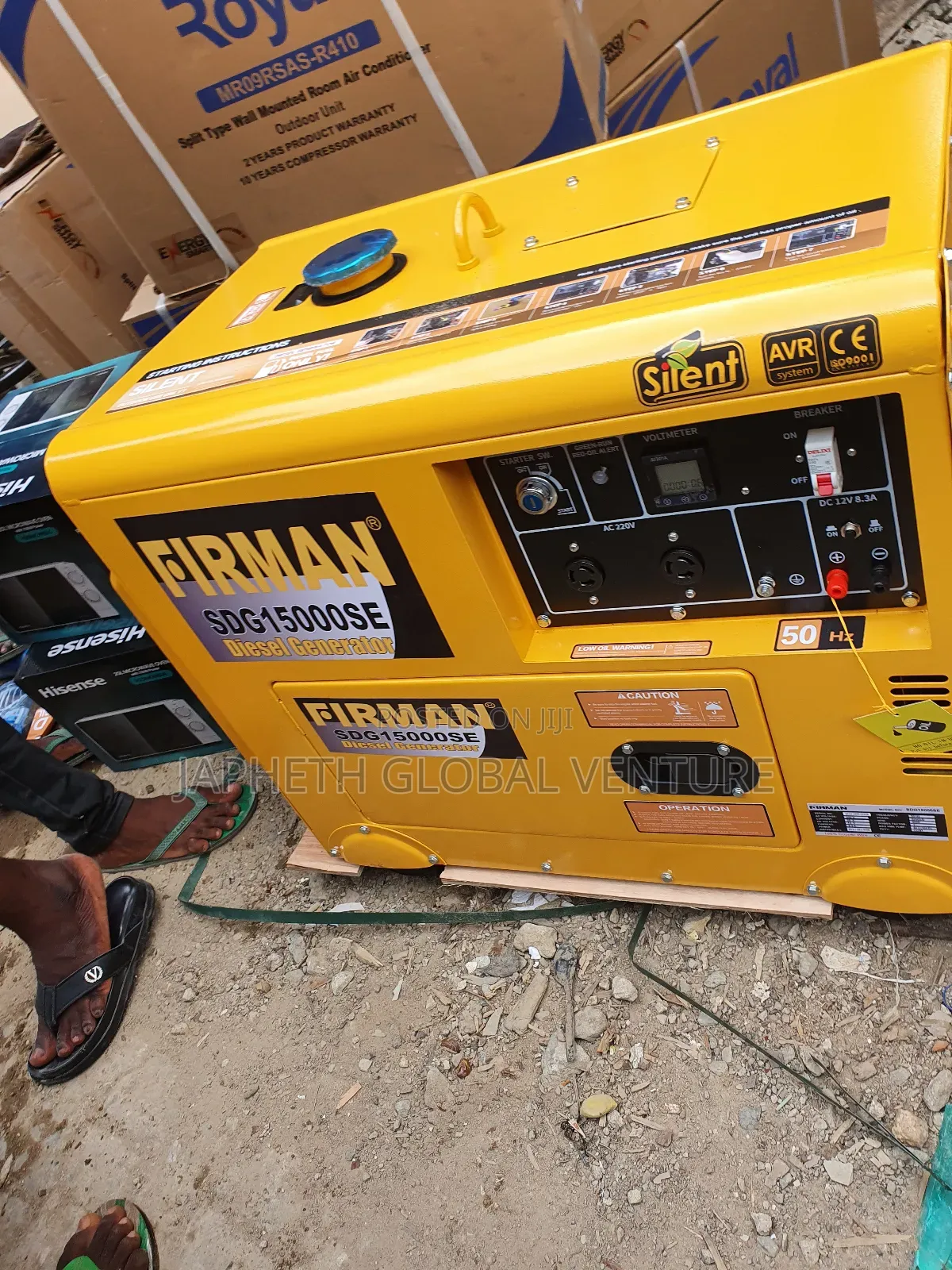 Heavy Duty Firman 12.5kva Soundproof Generator
