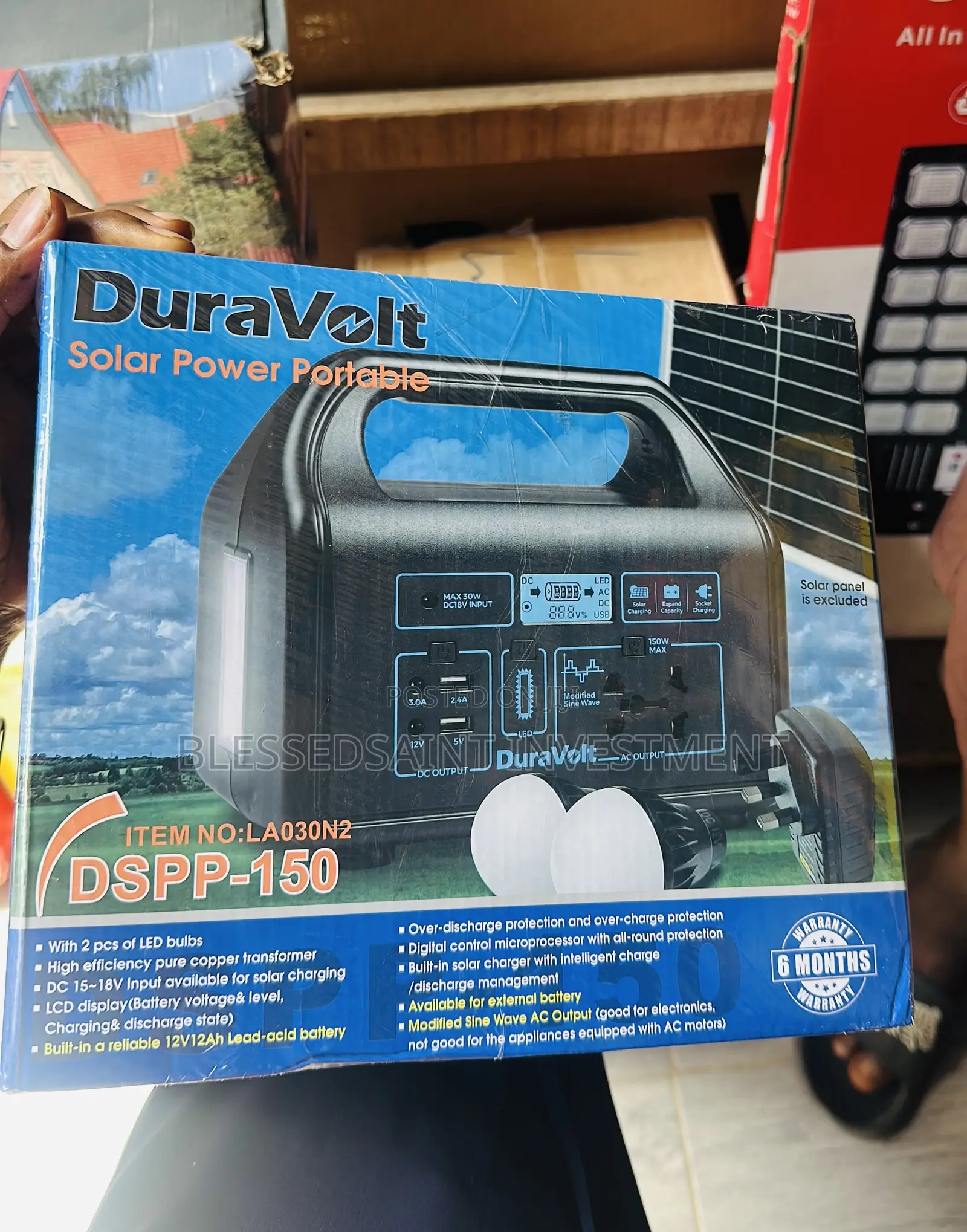 Duravolt Portable Power Station 150watts