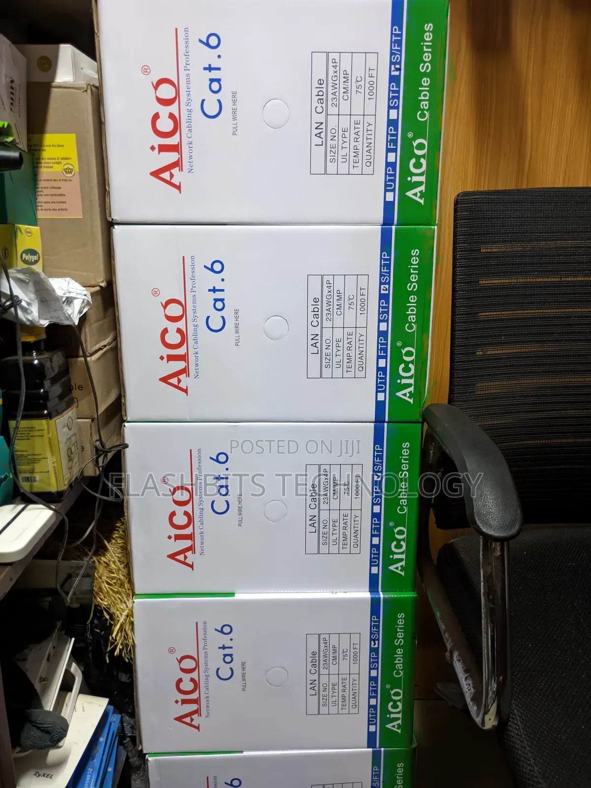 Aico Cat6 SFTP Network Cable Indoor 305m