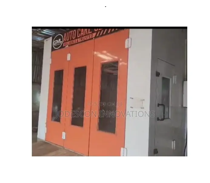 2 Years Used Spray Booth Car Oven With Air Compressor and Installation