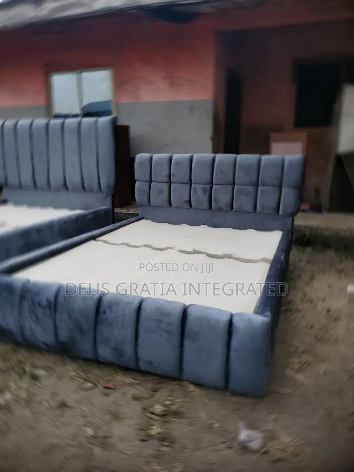 Padded Bedframe With Design