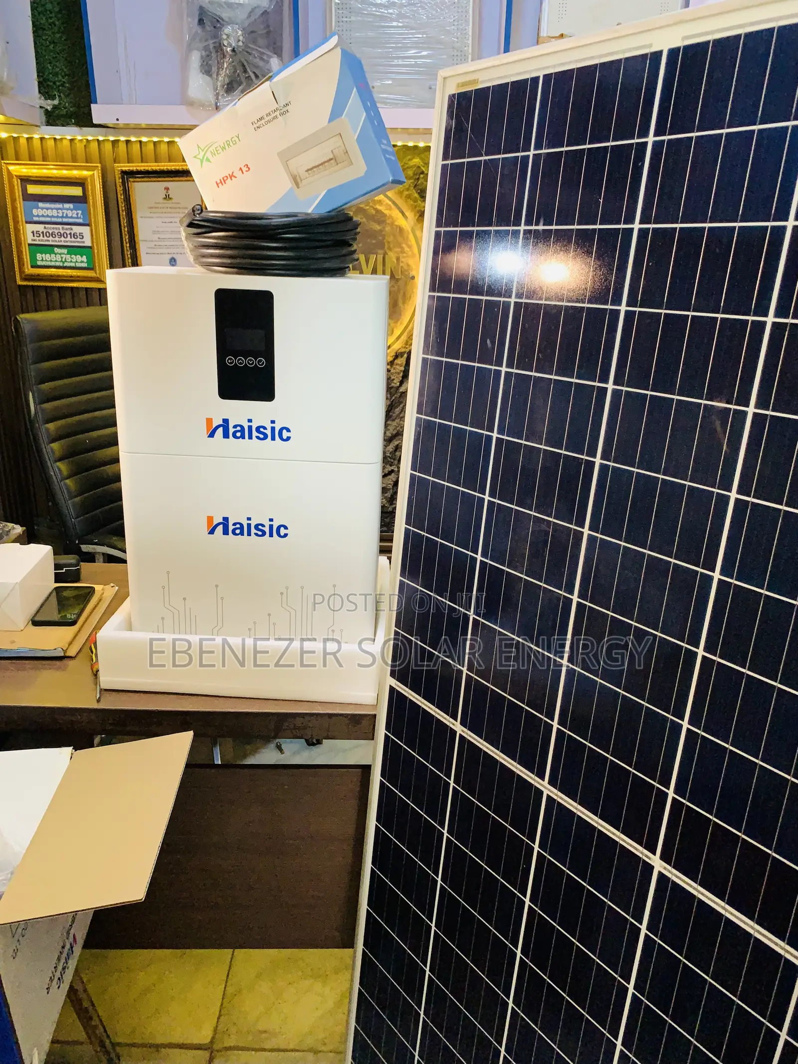 4kwh Haisic Stackable With 1.5kva Inverter Full Package