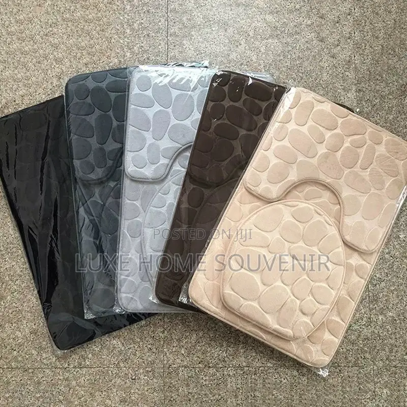 3 in 1 Bathroom Toilet Foot Mat