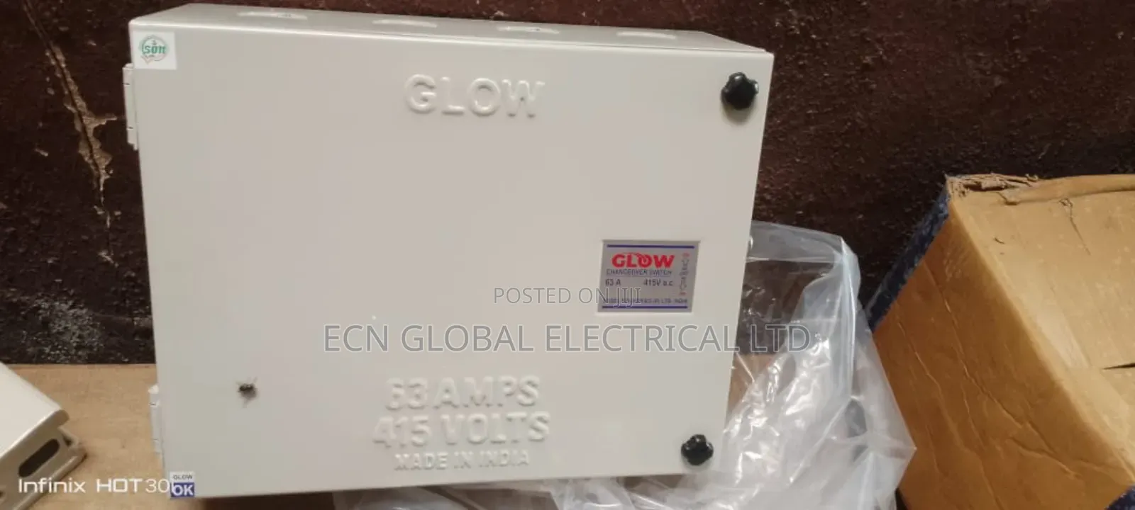 63a Changeover Switch With Glow Indicator