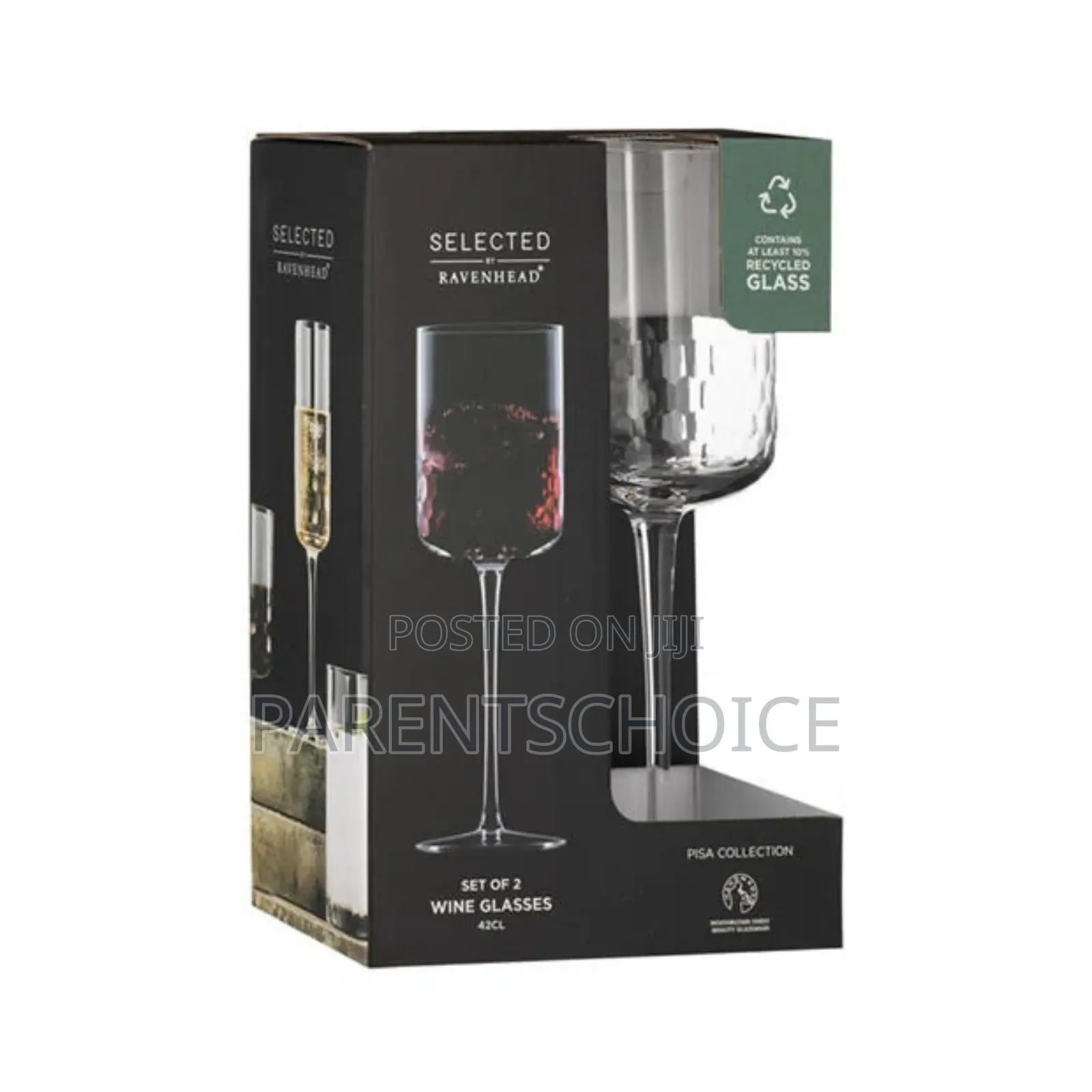 Ravenhead's Pisa Wine Glasses - 2 PCS