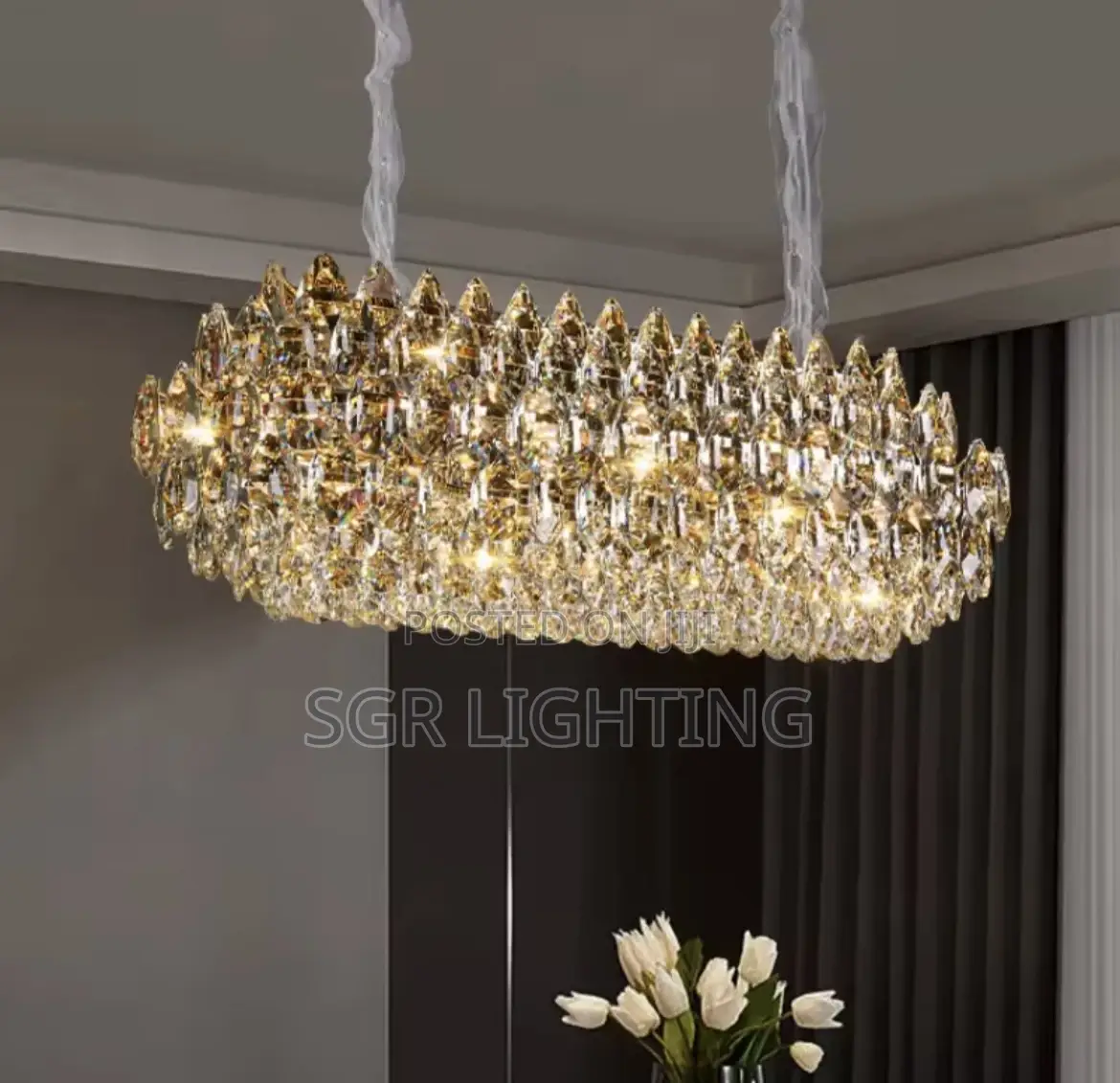 Modern Crystal Led Chandelier