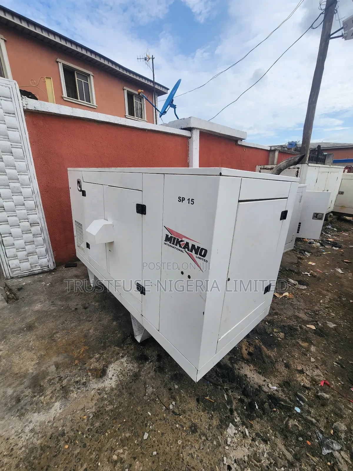 15kva Mikano 400 Series Perkins Almost New Soundproof
