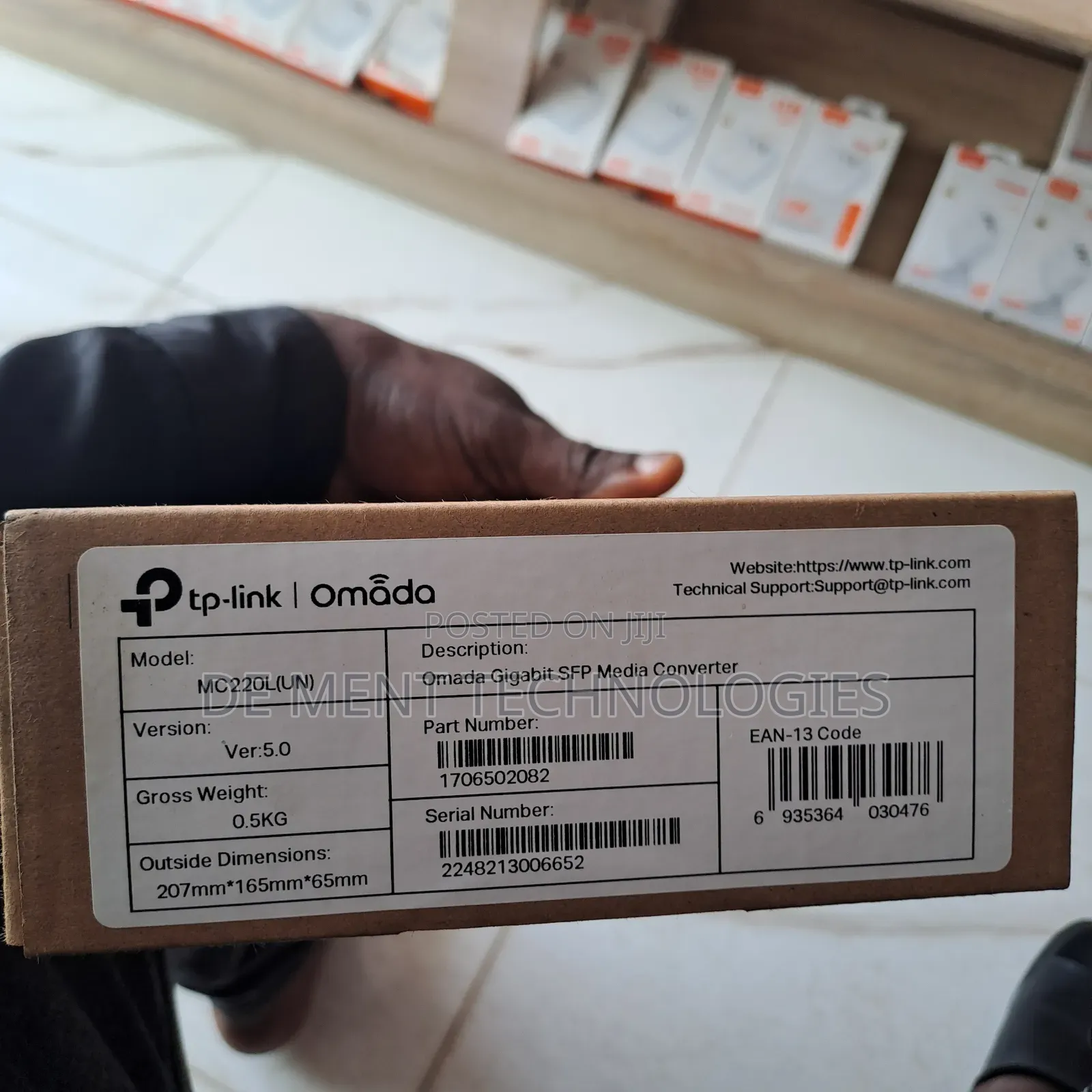 Tp-Link Mc220l Omada Gigabit SFP Media Converter