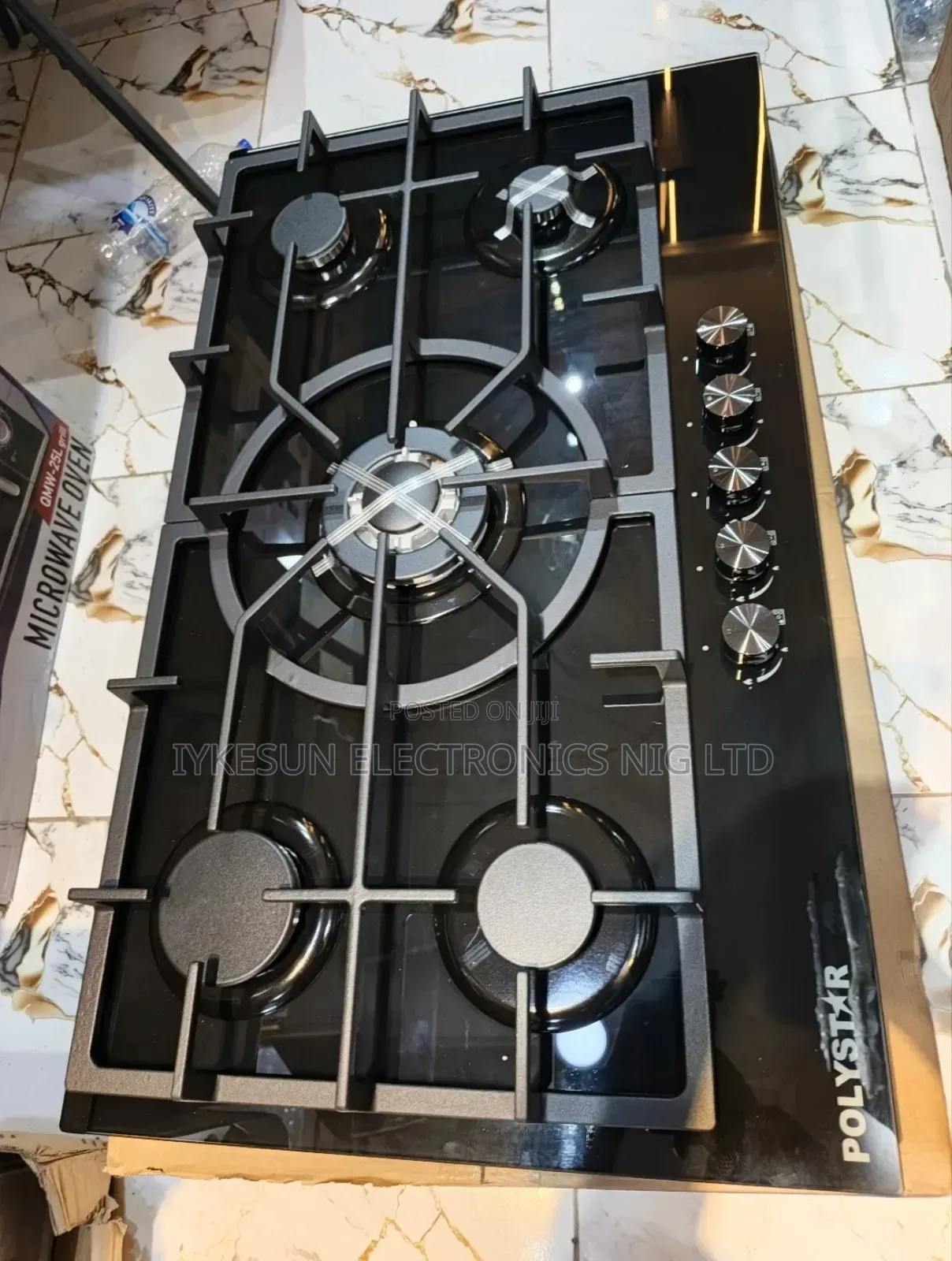 Original Polystar New Design Built-in Premium 5 Burners Gas Cooker