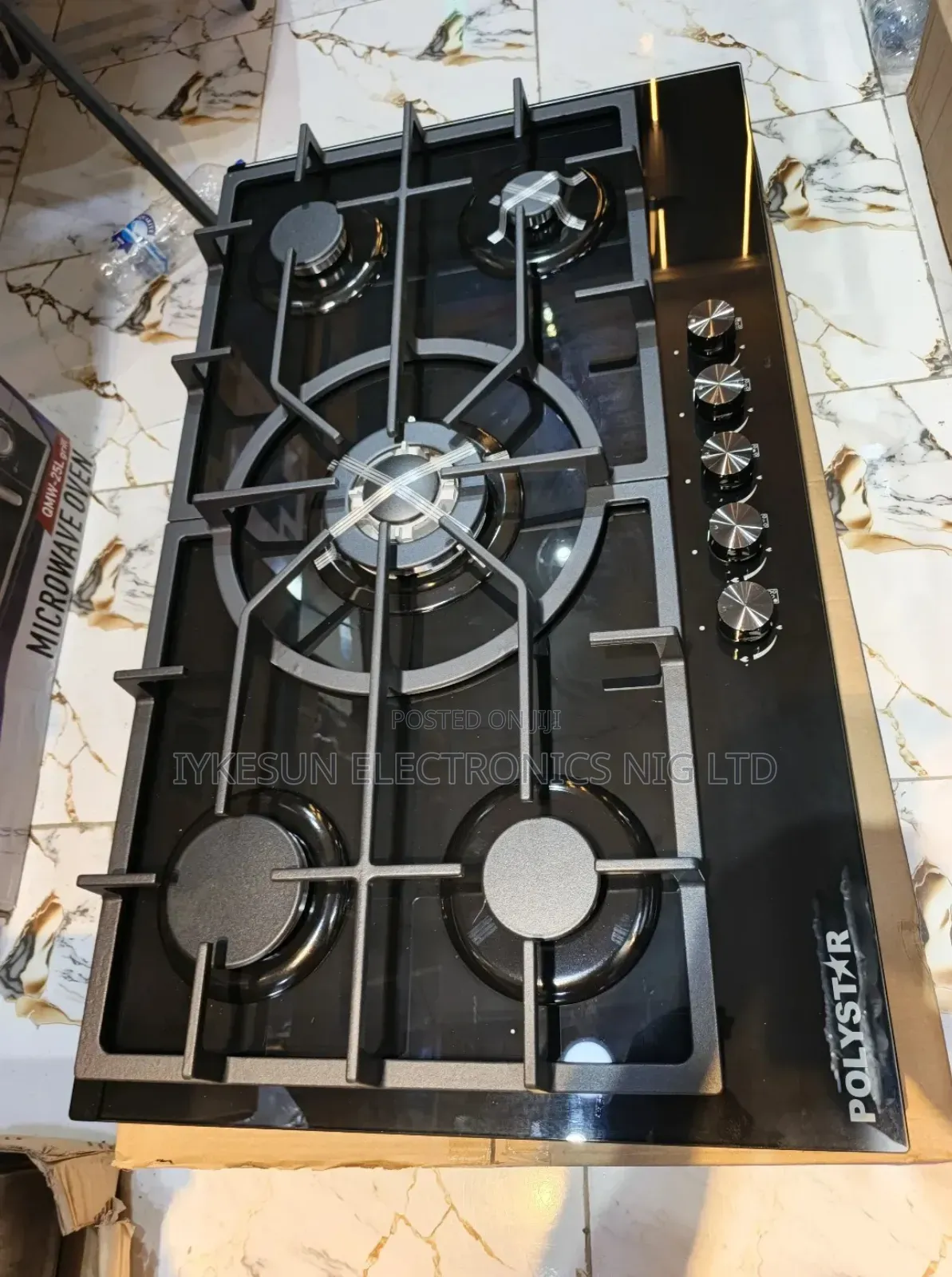 Original High Quality Polystar Inbuilt Premium 5 Burners Gas Cooker