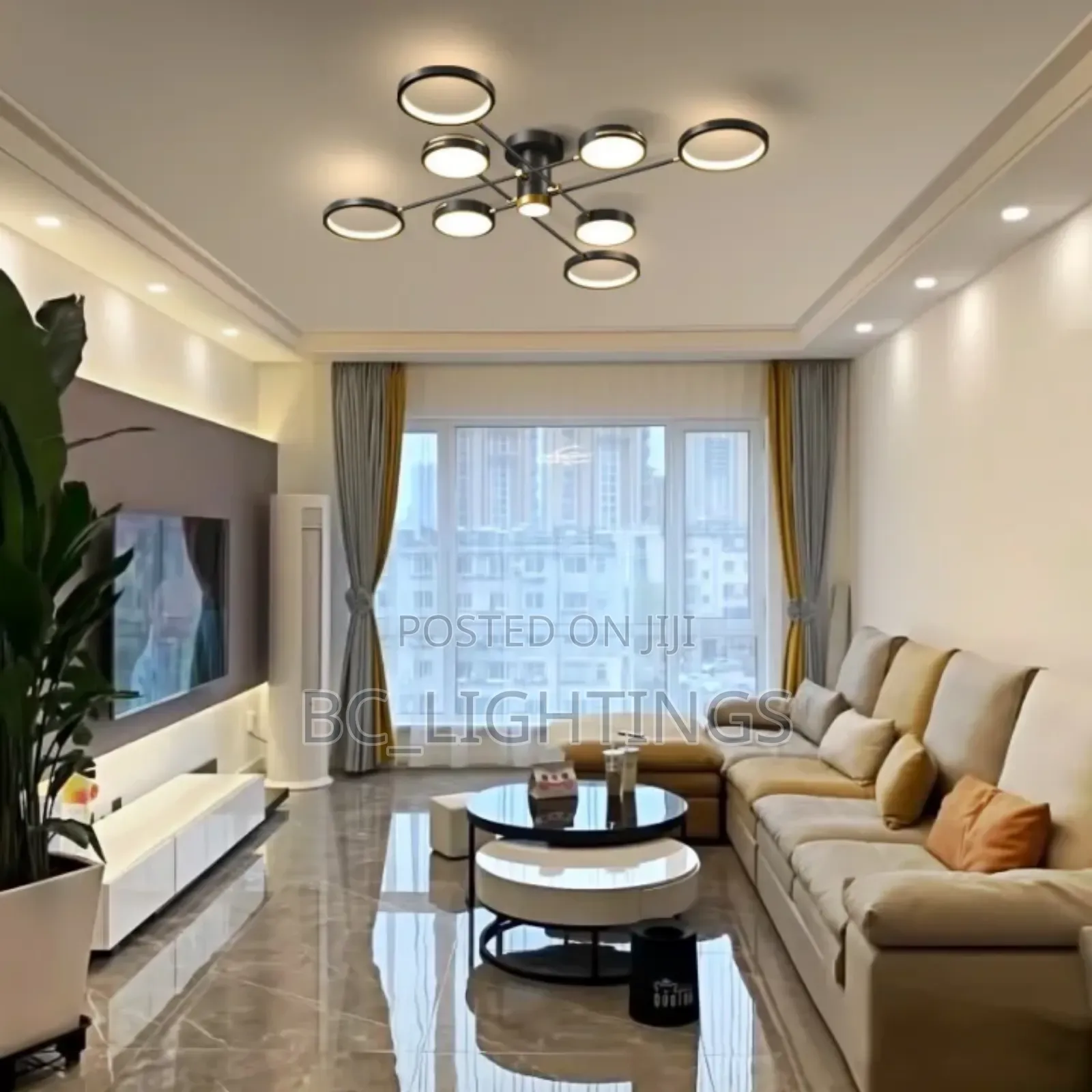 Modern Luxury Nordic Chandelier Light With Remote Control