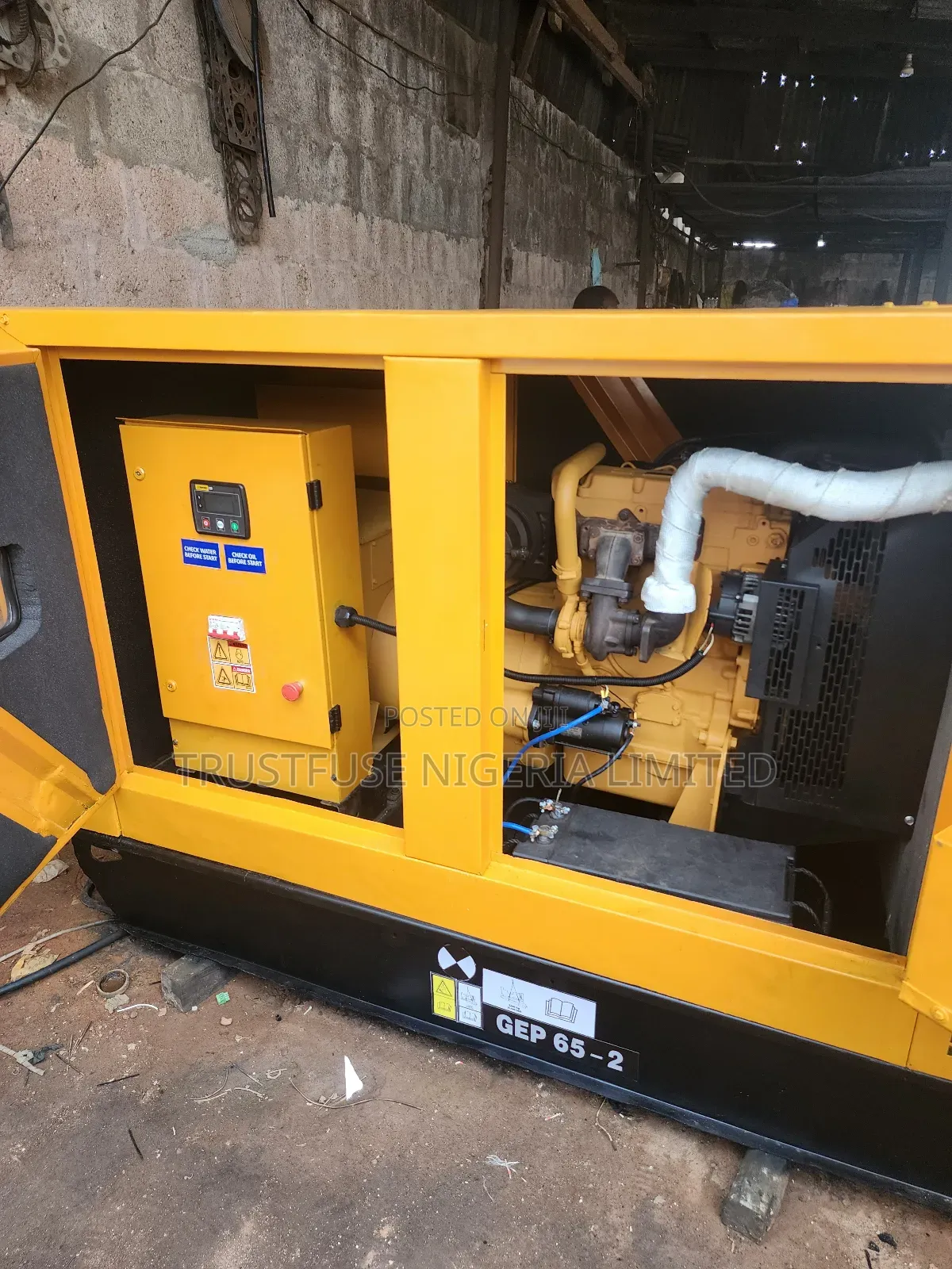 60kva Mantrac Cat Almost New Ecoplus Uk Perkins Soundproof Generator