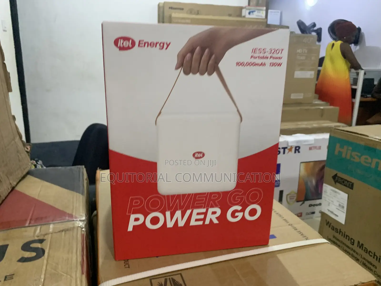 Itel Iess-320t Portable Power Station – Lightweight Backup Battery