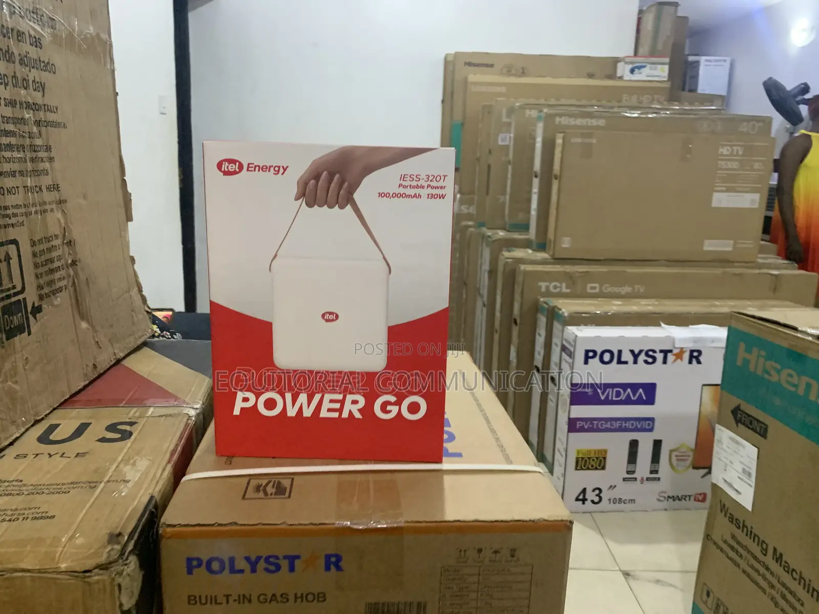 Itel Iess-320t Portable Power Station – Lightweight Backup Battery