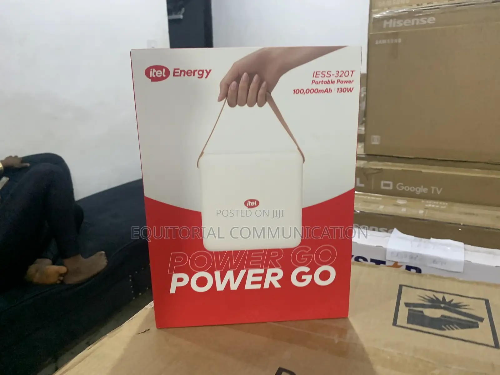 Itel Iess-320t Portable Power Station – Multi-Device Charging Station