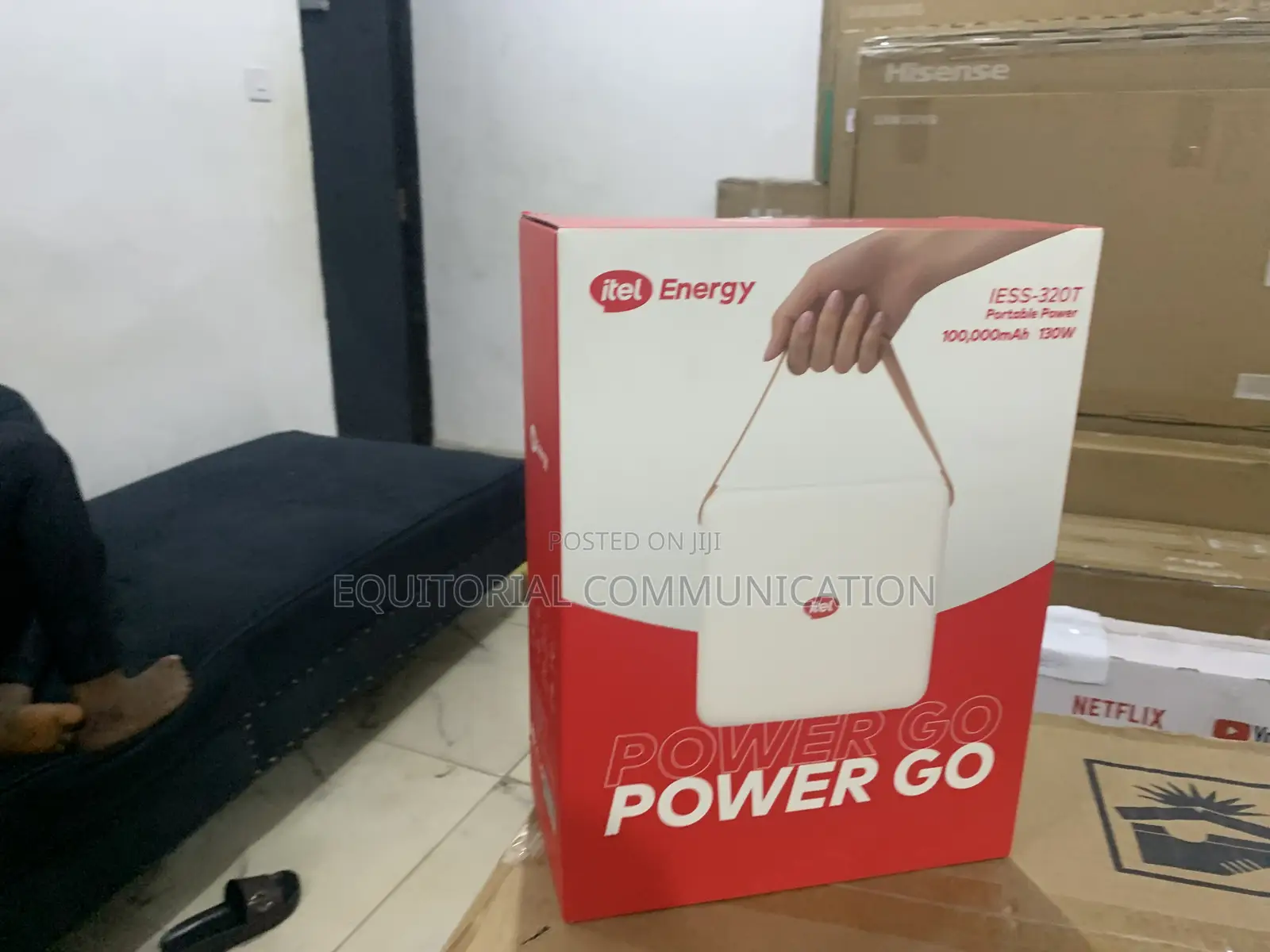 Itel Iess-320t Portable Power Station With Multiple Output Ports