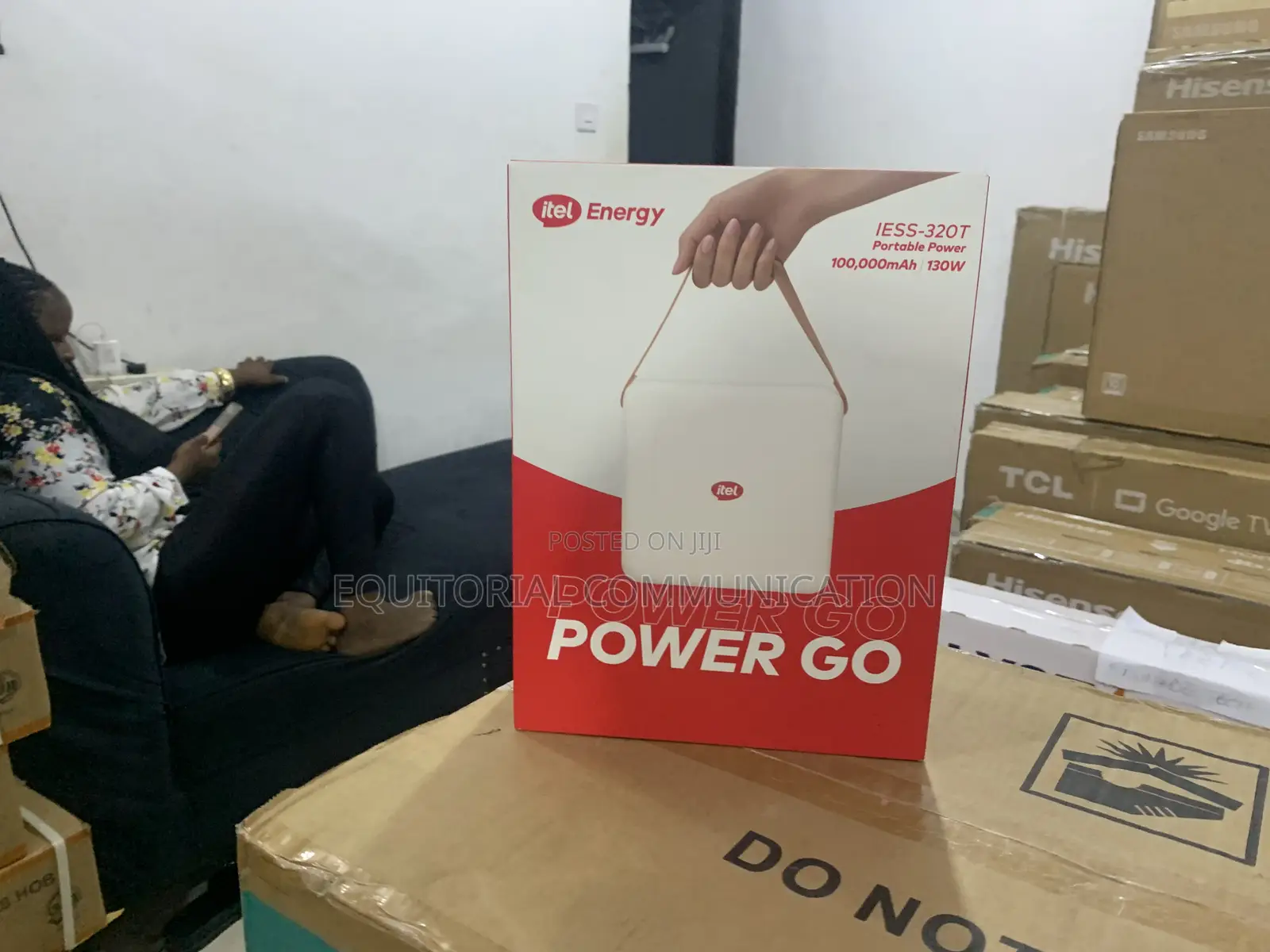 Itel Iess-320t Portable Power Station for Home, Camping Outdoor