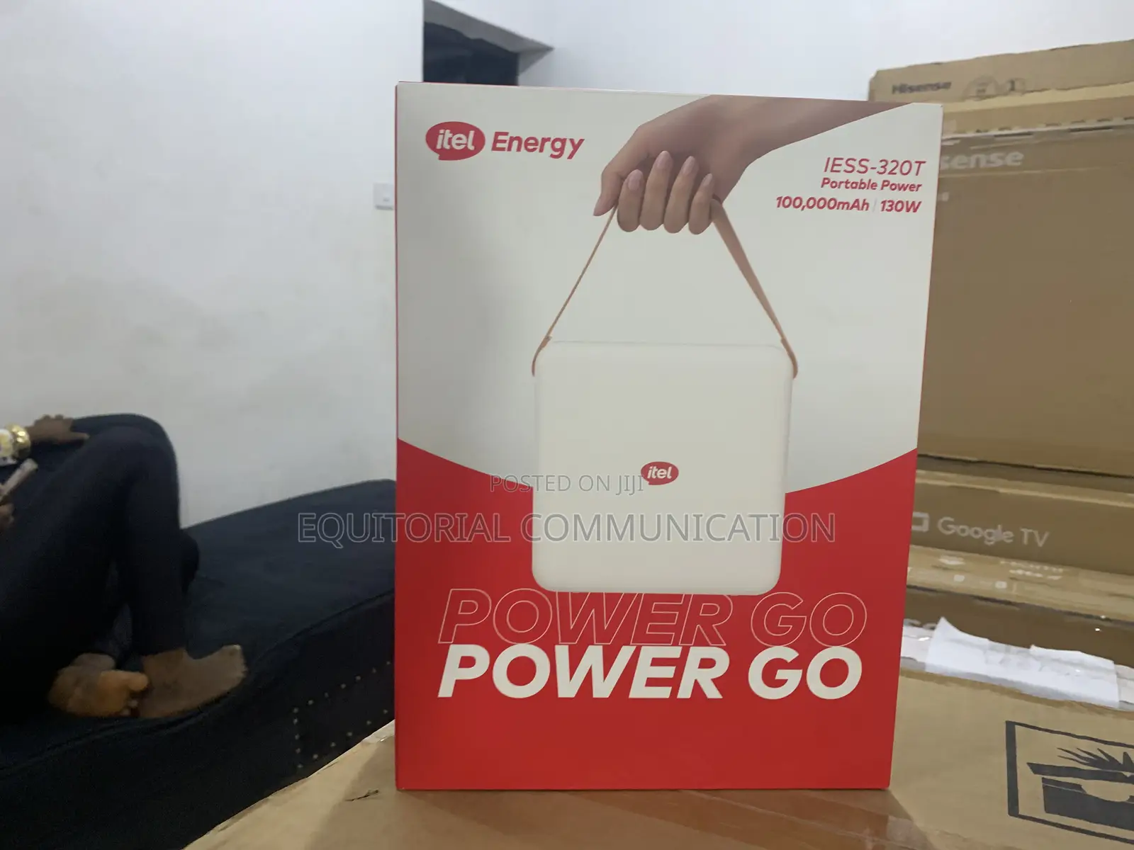 Itel Iess-320t Compact Power Station With Long-Lasting Battery