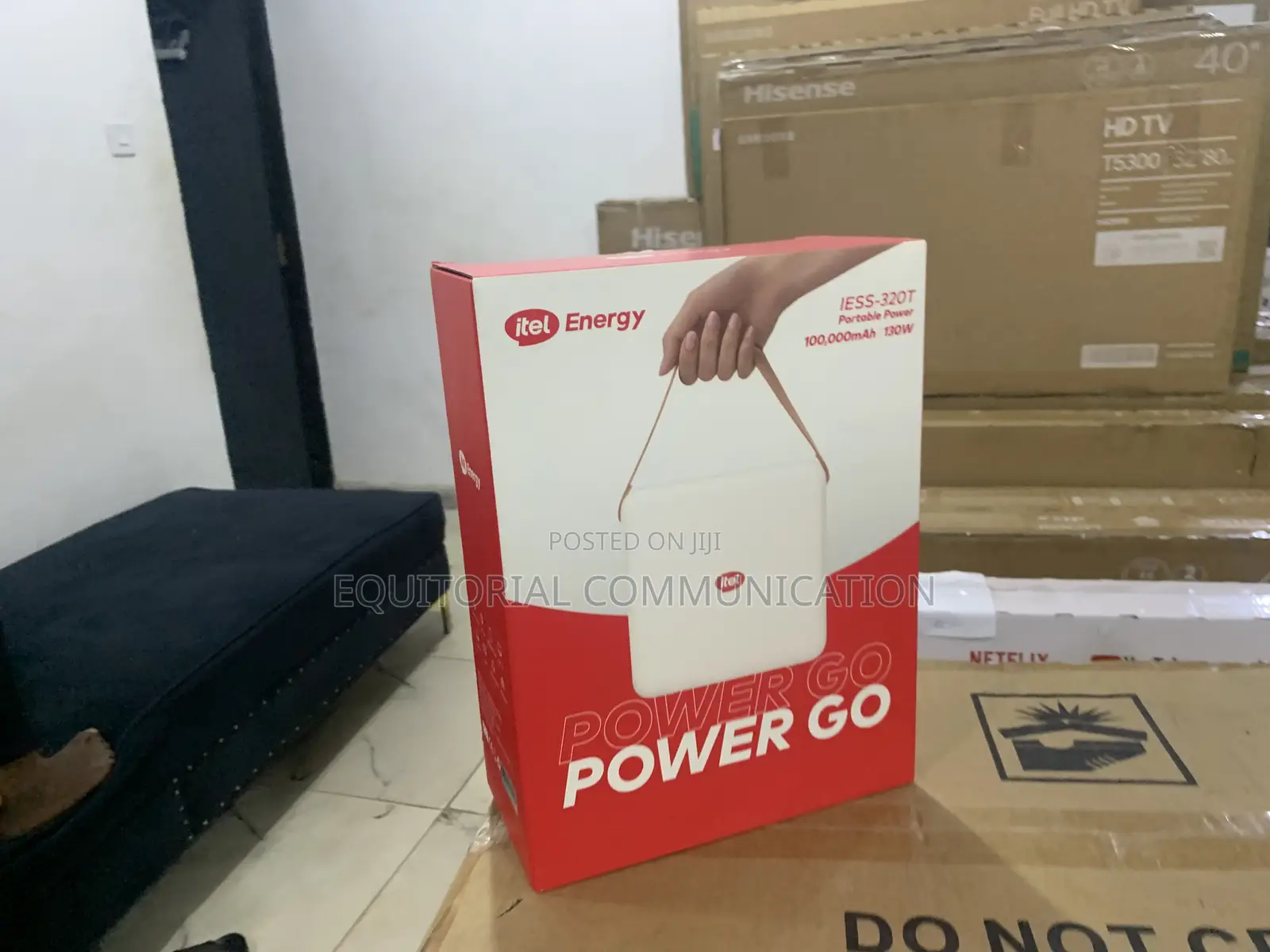 Itel Iess-320t Portable Energy Station With Fast Charging Ports