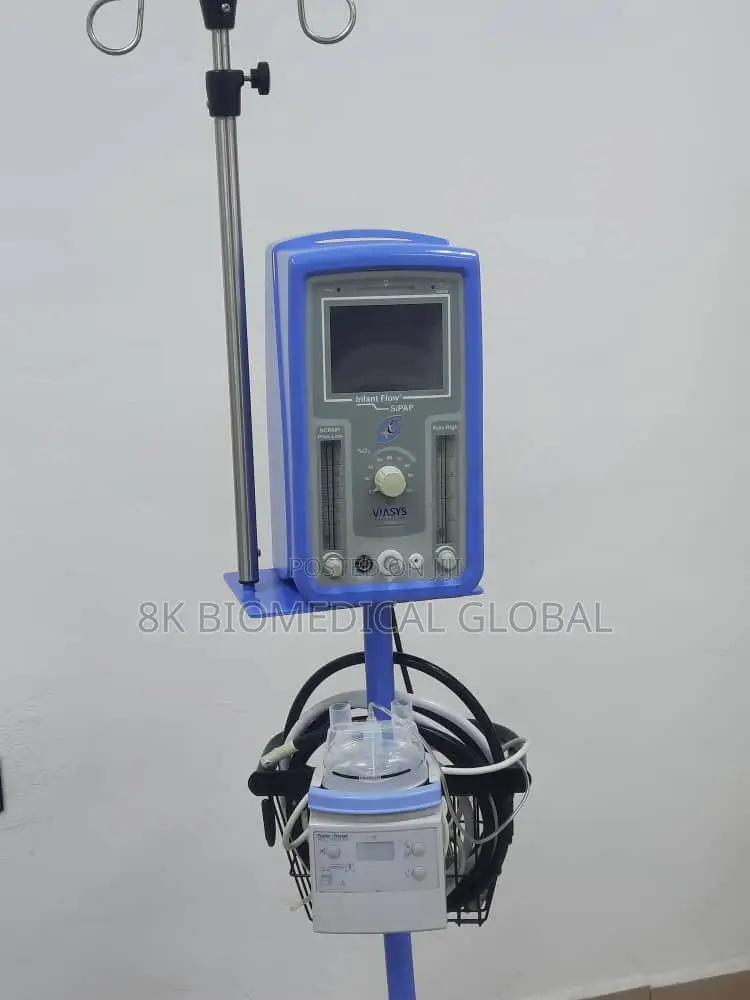 Viasys Infant Flow Sipap Ventilator With Accessories and Stand
