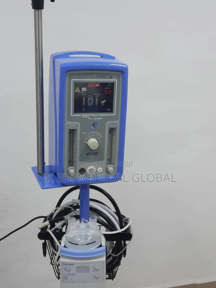 Viasys Infant Flow Sipap Ventilator With Accessories and Stand