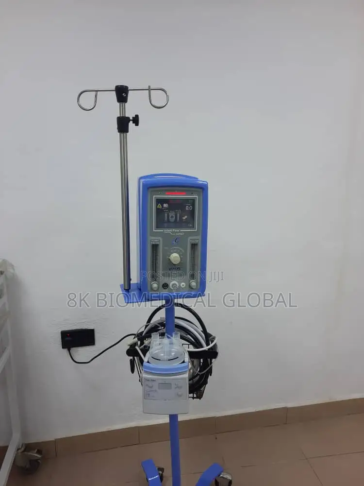 Viasys Infant Flow Sipap Ventilator With Accessories and Stand