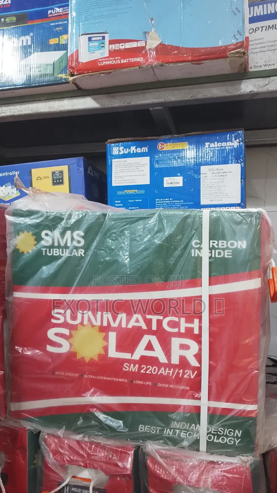 Jupiter, Power Sunmatch Tubular Batteries for Solar Inverter