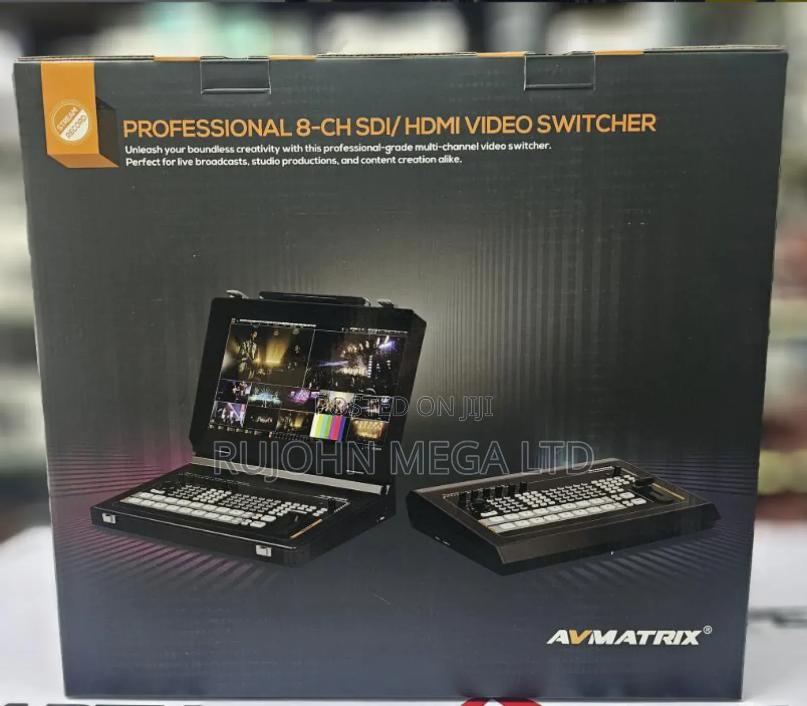 Avmatrix Shark S8x Plus 8-Channel Sdi/Hdmi Portable Video Switcher