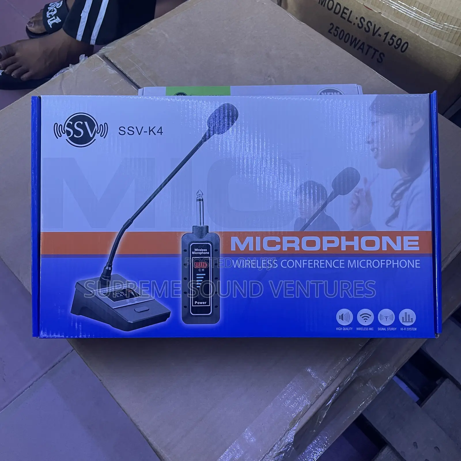 Ssv -k4 Single Wireless Conference Microphone