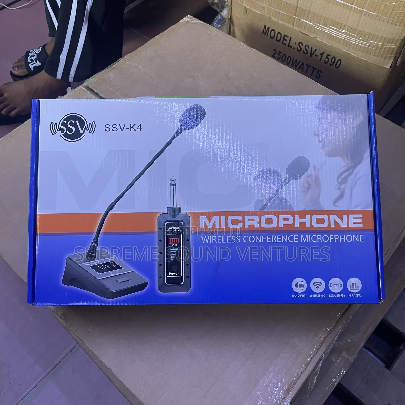 Ssv -k4 Single Wireless Conference Microphone