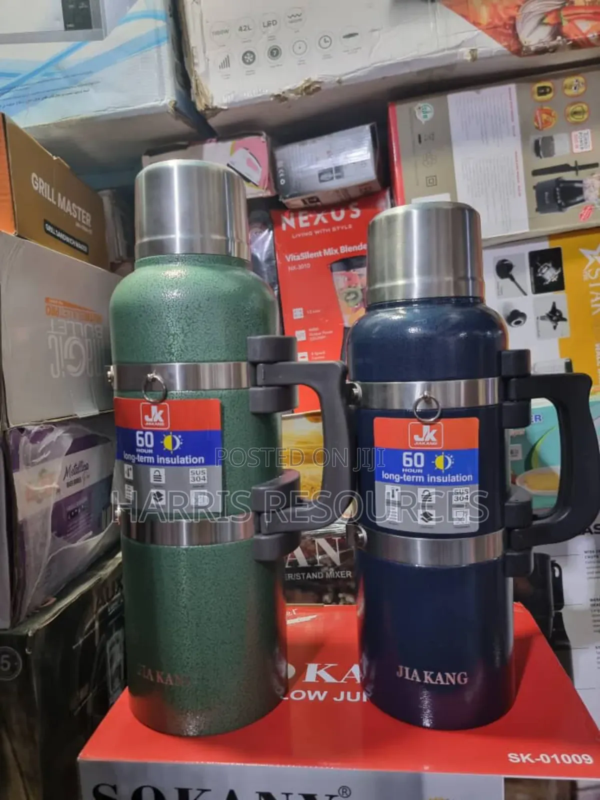 Hard Steel Insulated Vacuum Water Flask 4 Litres