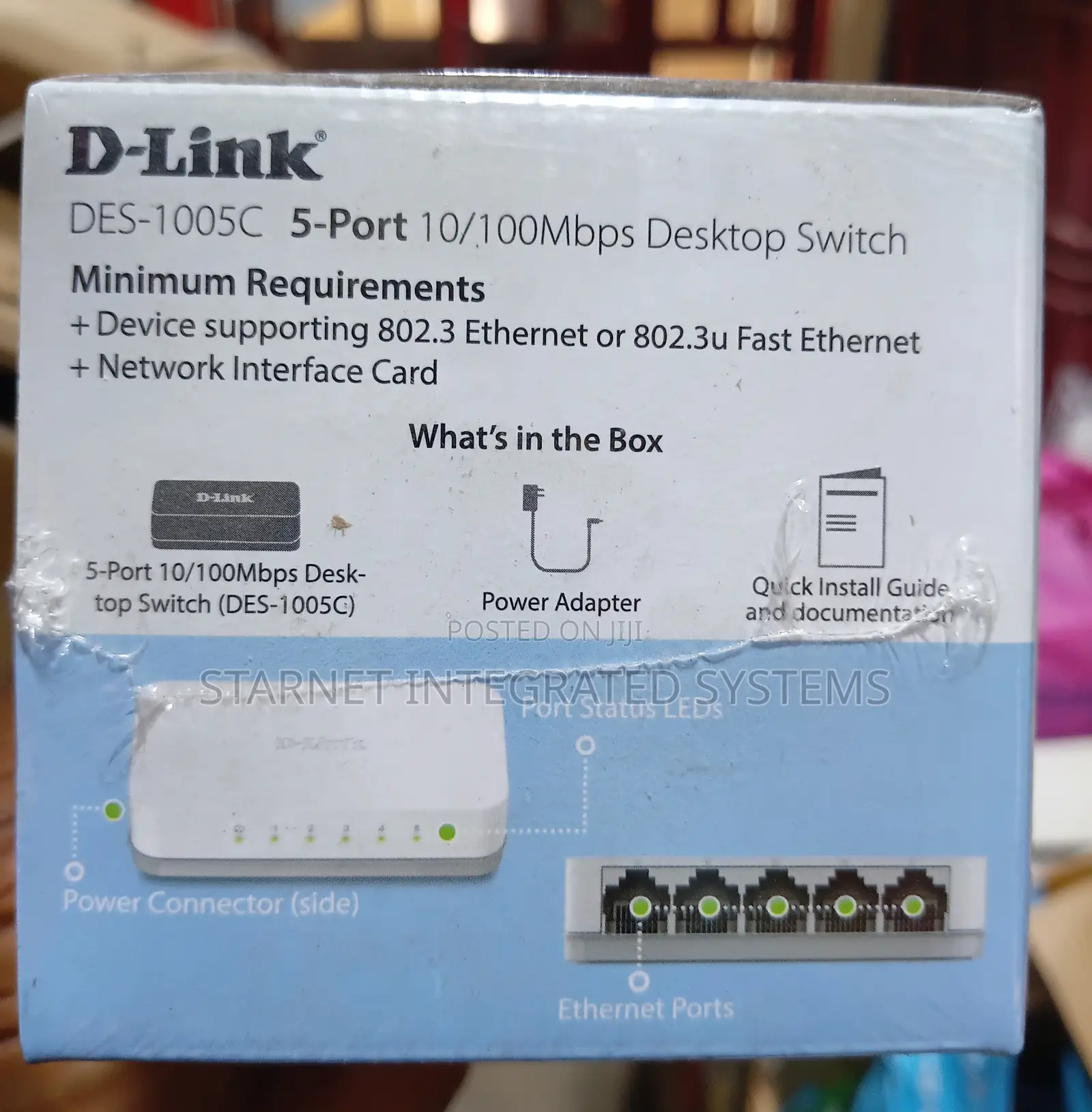D-Link 5 Port 10/100 Network Switch