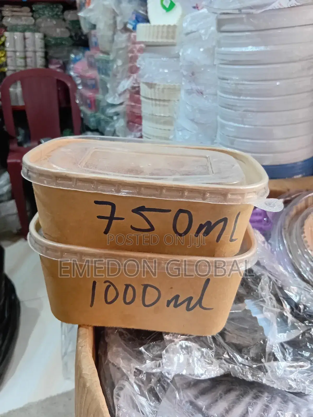 Disposable Paper Bowls, 50pcs