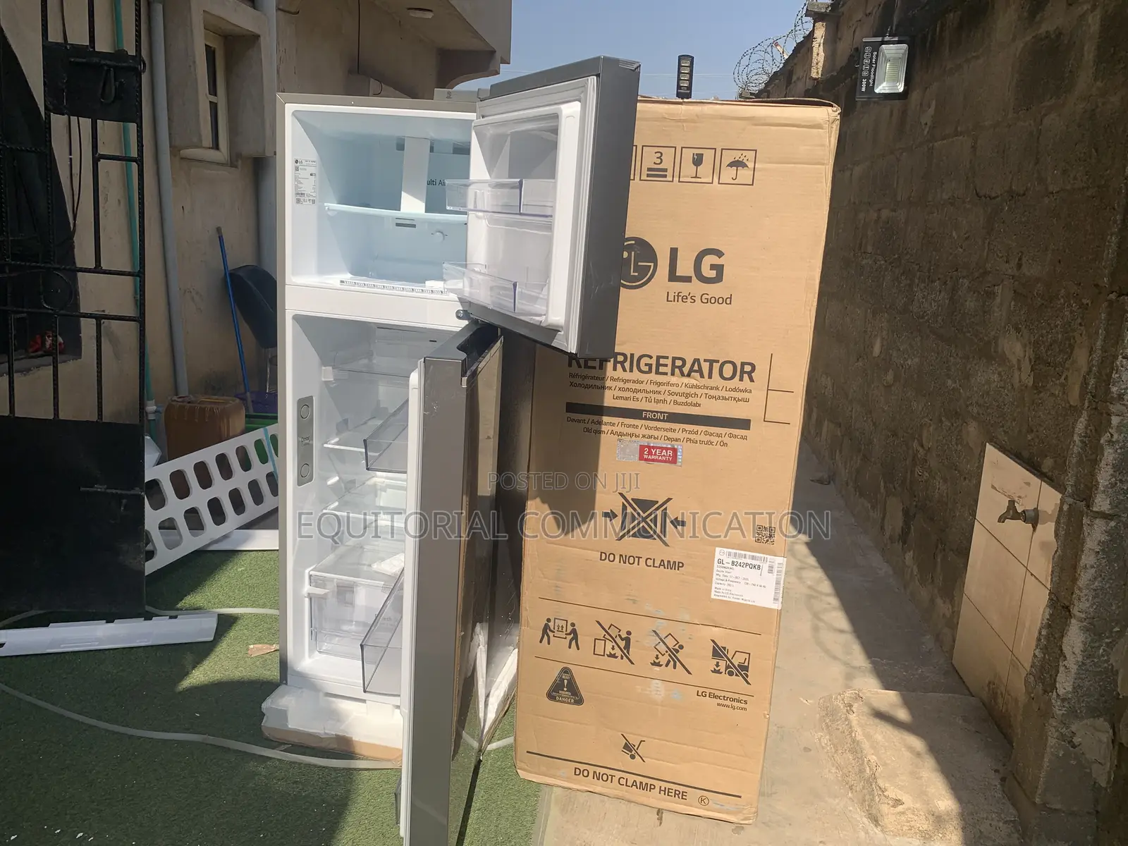 Lg Gl-B242pqkb Refrigerator – Top Freezer Energy Saving Model