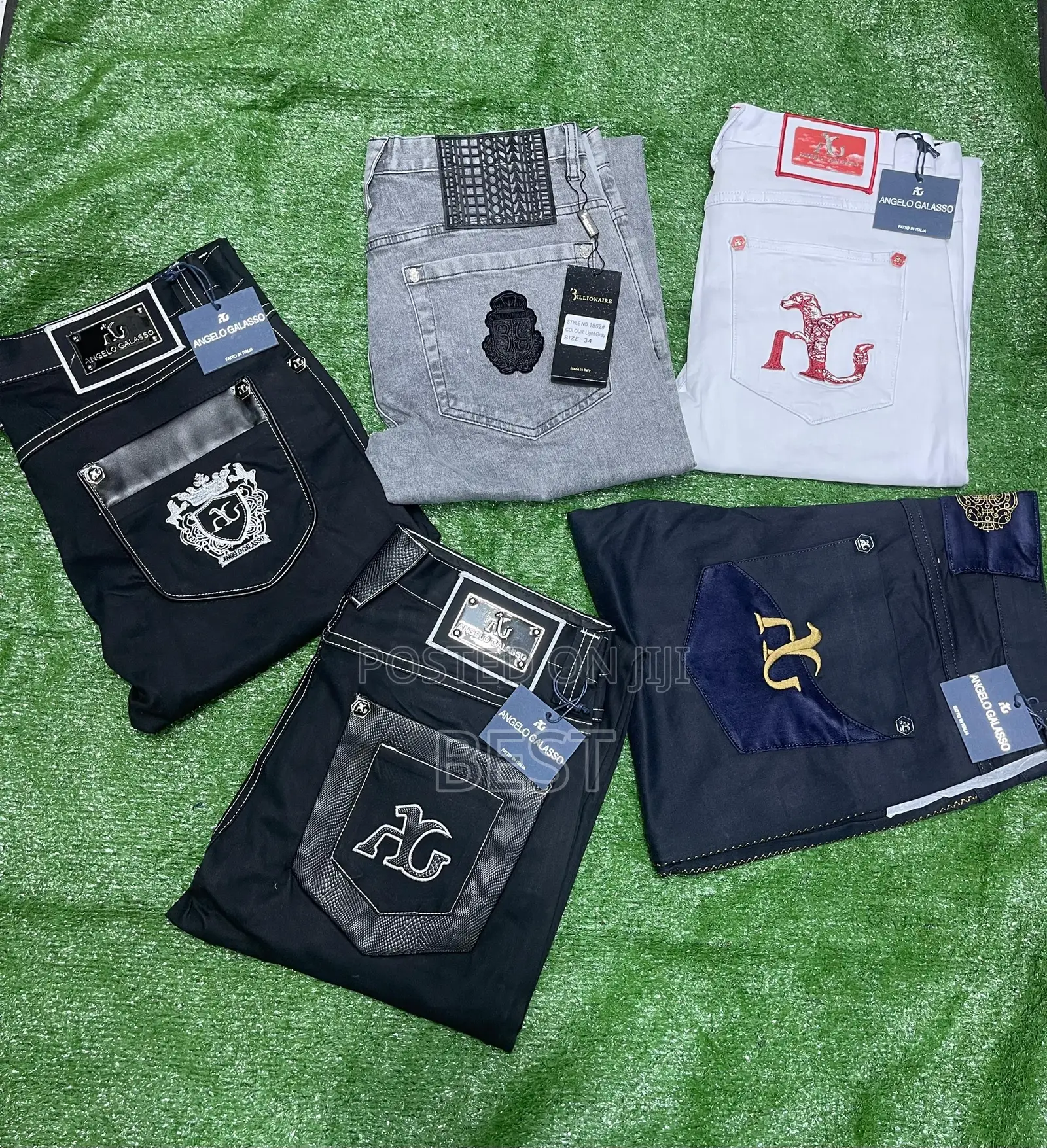 Angelo Galasso Men’S Italian Luxury Jeans
