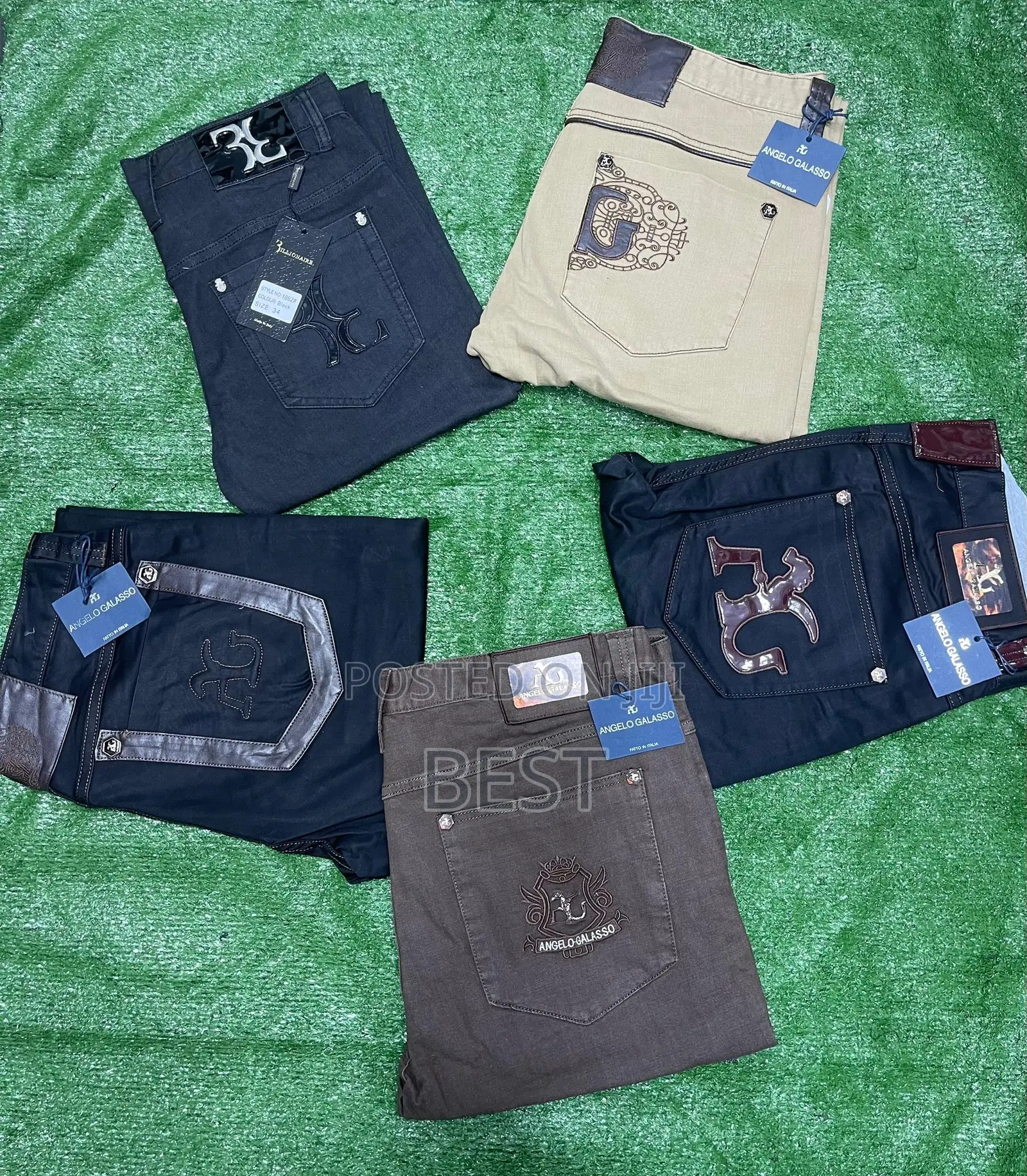 Angelo Galasso Men’S Italian Luxury Jeans