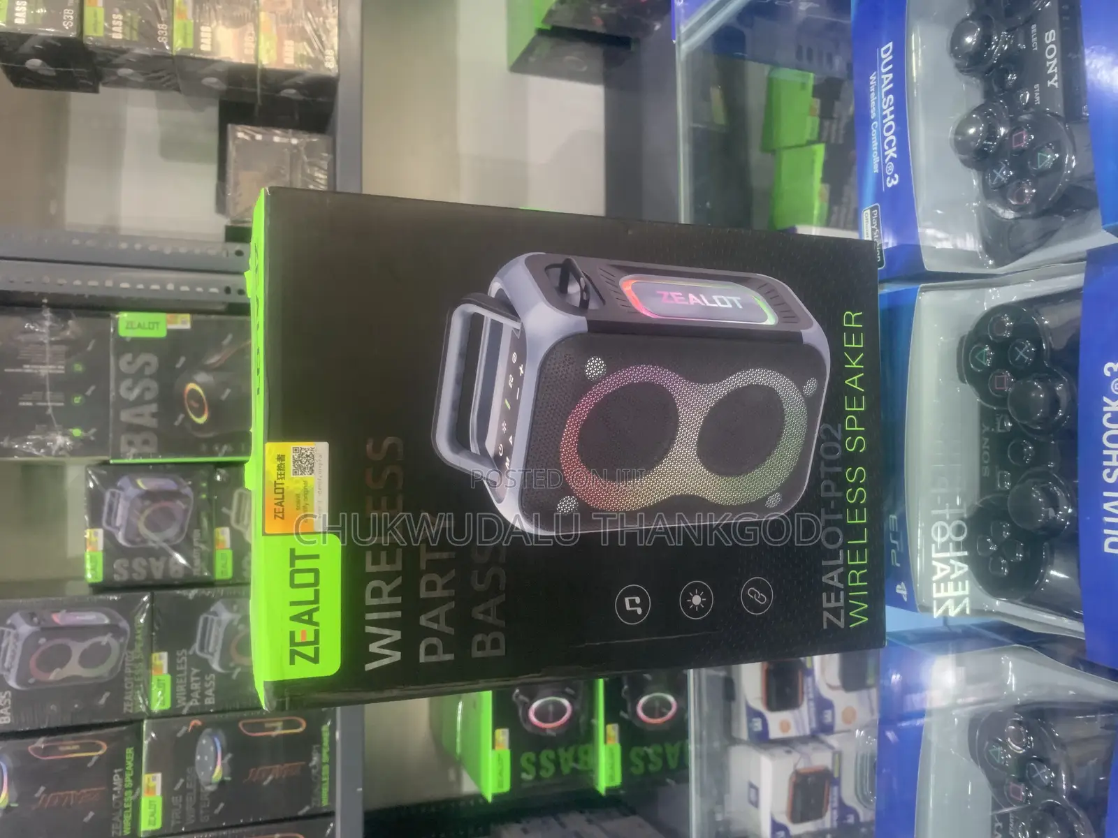 Zealot Pt02 60w High Power Subwoofer Bluetooth Speaker 8000mah Battery