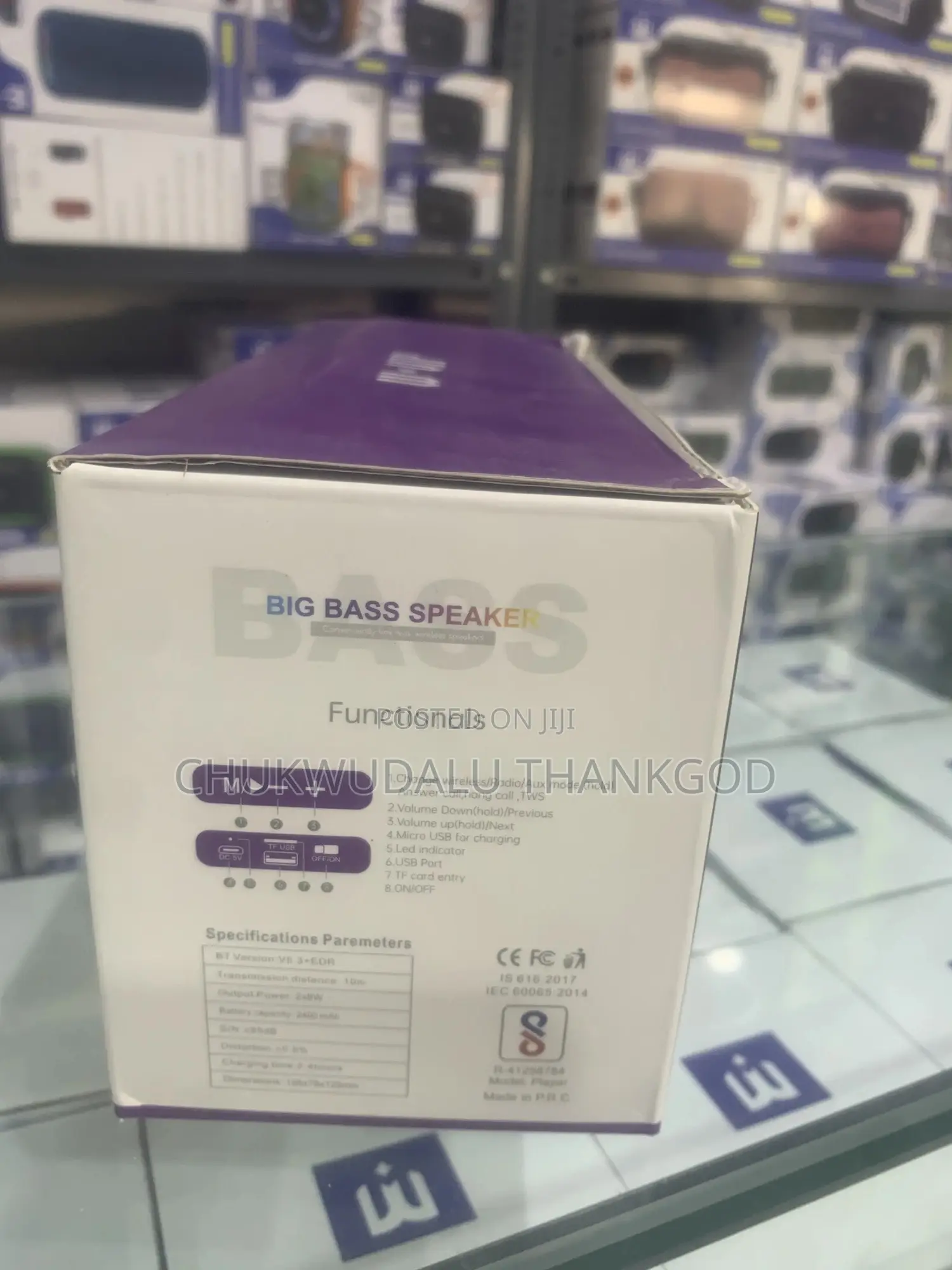 W-Vip 02 Portable Wireless Bluetooth Speaker