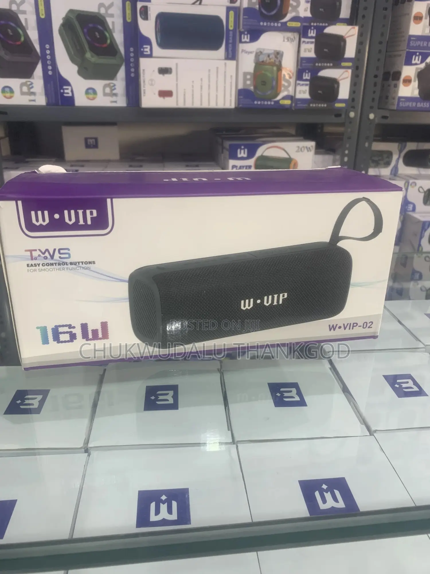 W-Vip 02 Portable Wireless Bluetooth Speaker