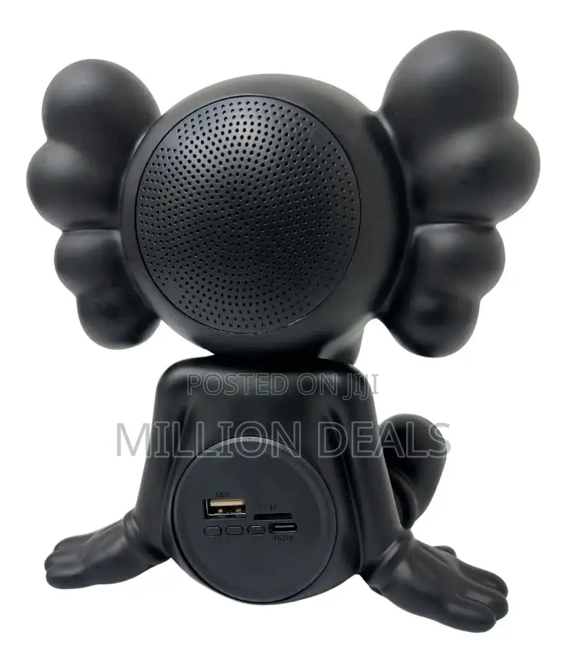 Kaws Inspires Classic Black Portable Wireless Bluetooth Speaker