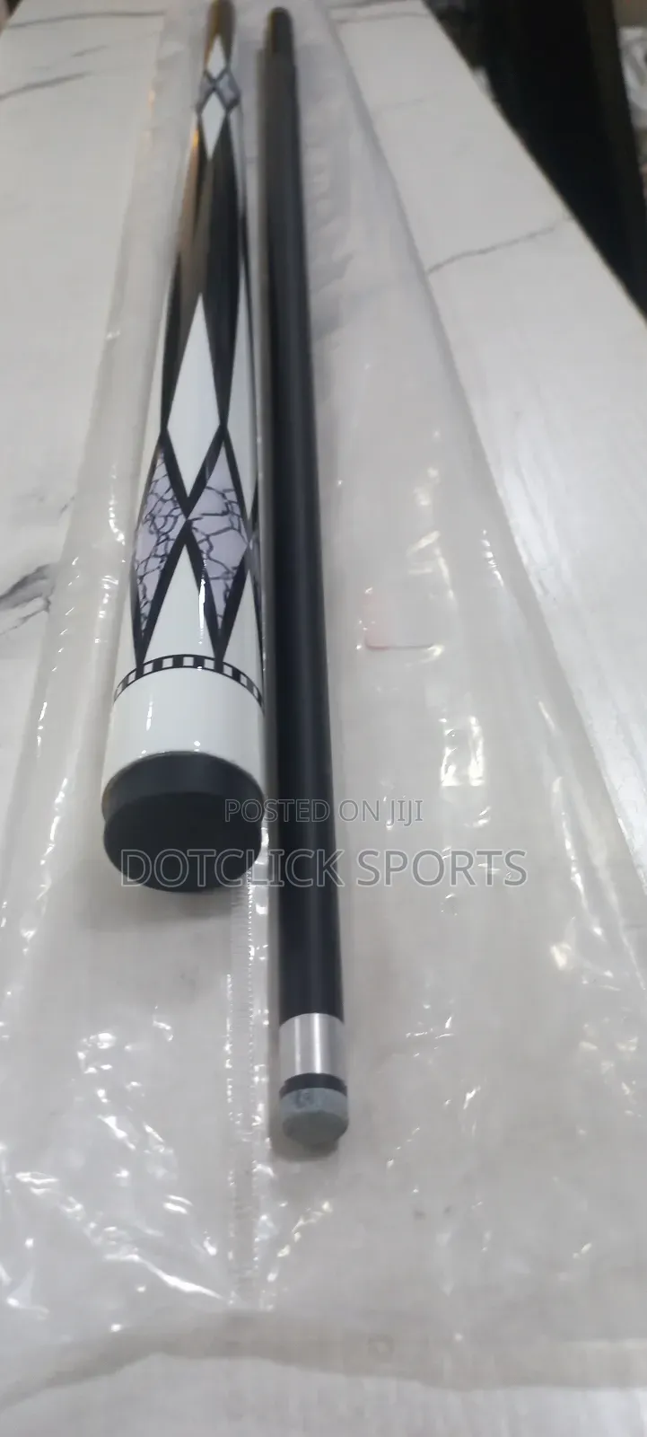 Premium 2-Piece Pool/Billiard Cue Stick - Geometric Design