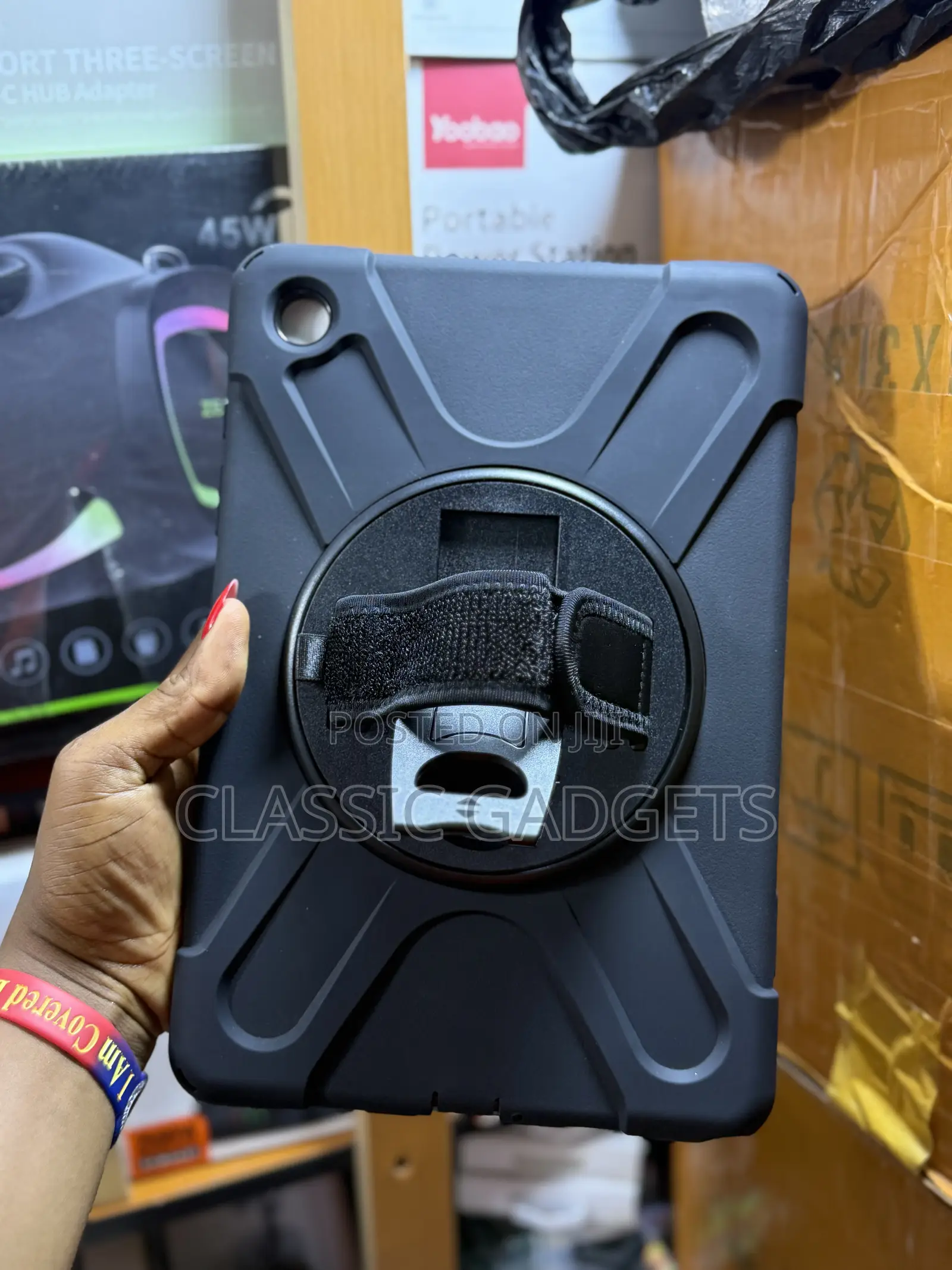 Shockproof Defender Strap Case For Samsung Galaxy Tab A11 / A11 Plus