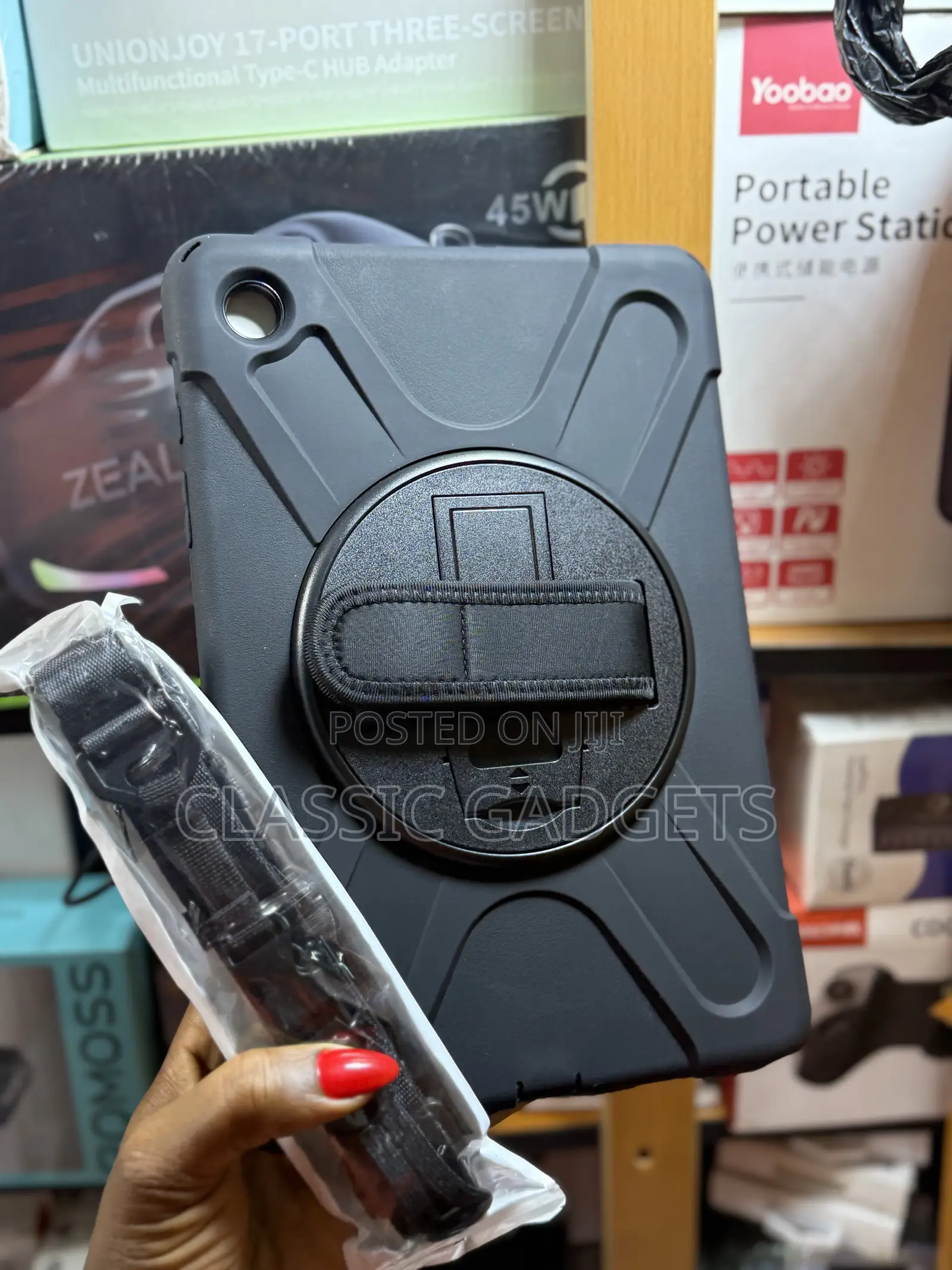 Shockproof Defender Strap Case For Samsung Galaxy Tab A11 / A11 Plus
