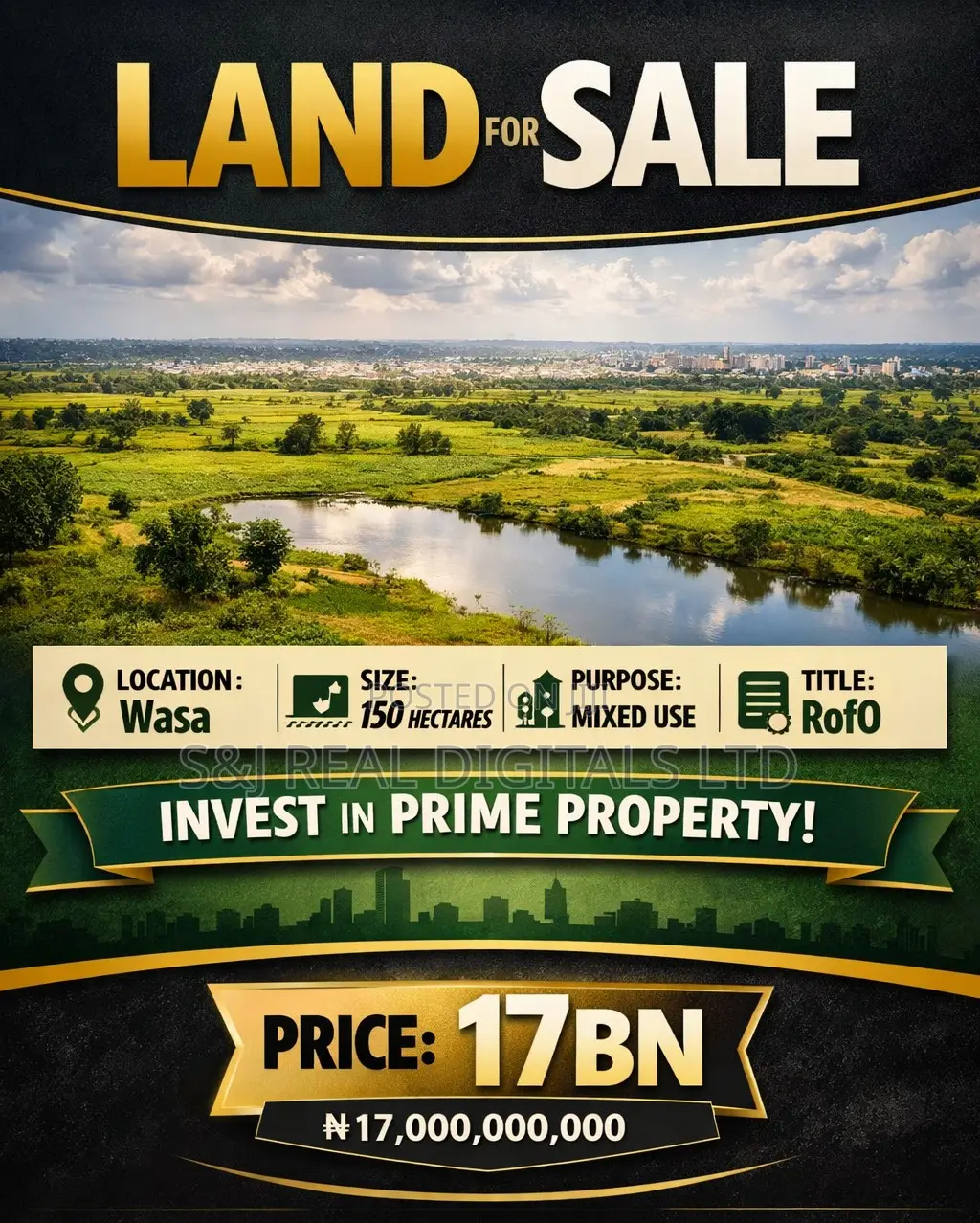 150 Hectares of Land in Wasa