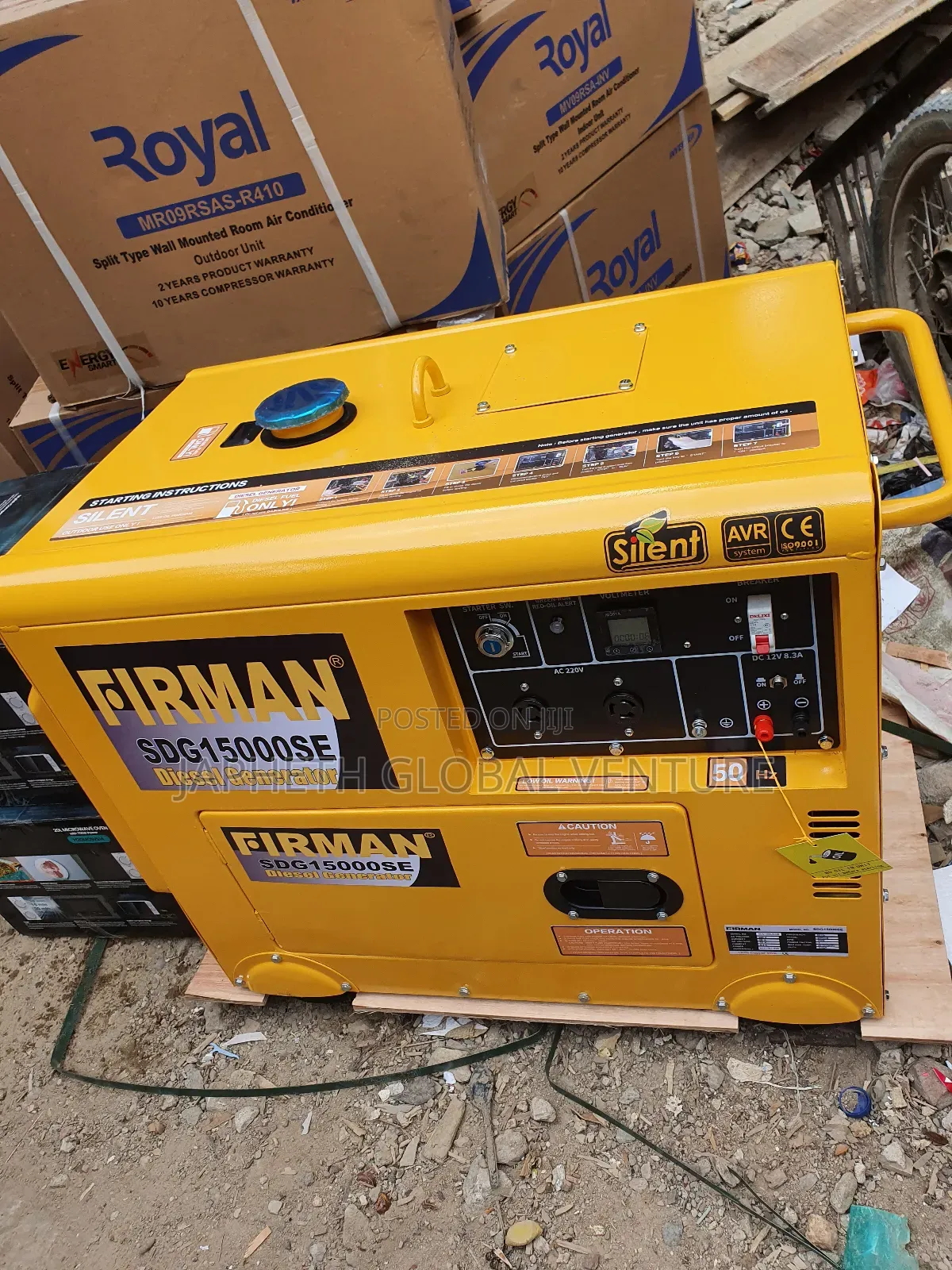Industrial Grade Firman Sdg15000se Diesel Generator