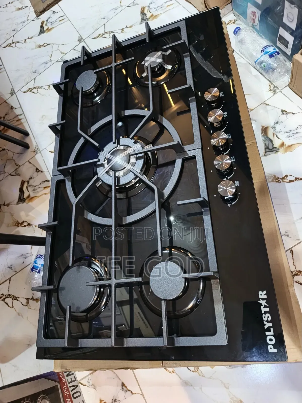 Original Quality Polystar Built-in Premium 5 Burners Gas Cooker 90cm